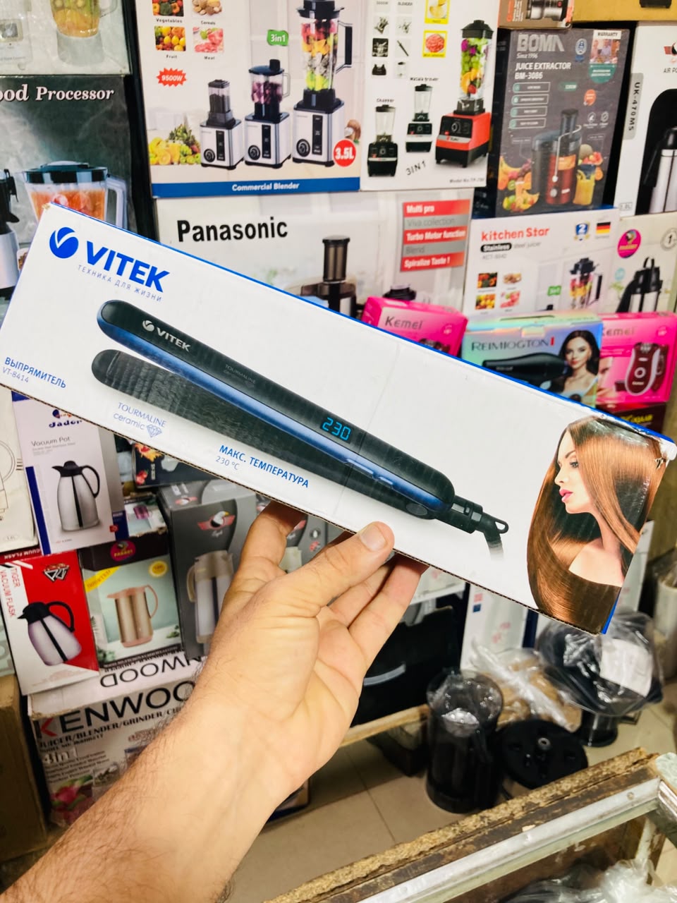 Vitek Tourmaline Ceramic Hair Straightener VT-8414