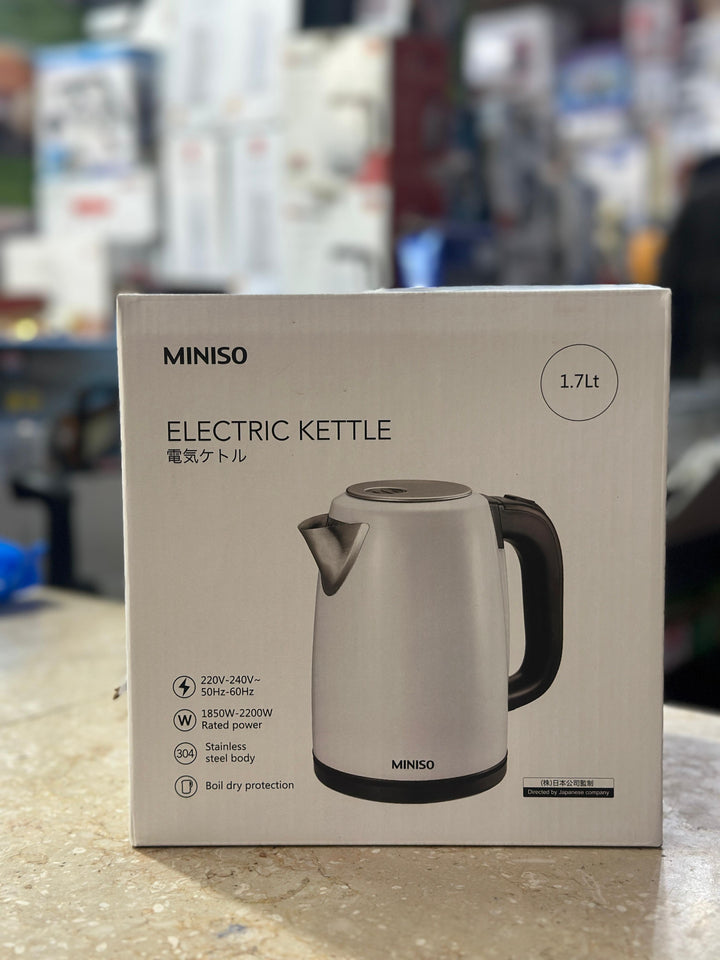 Japan Lot Imported MINISO Electric Kettle 1.7 Ltr