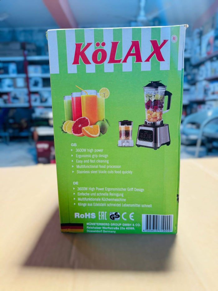 Germany Lot Imported KoLAX 2-in-1 Blender & Grinder 3600W