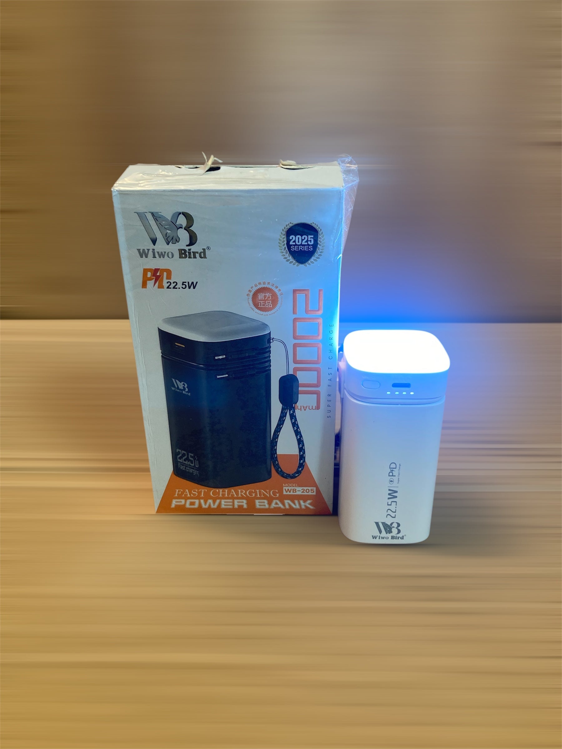 Wiwo Bird 20000mAh Fast Charging 22.5W PD Power Bank WB-205