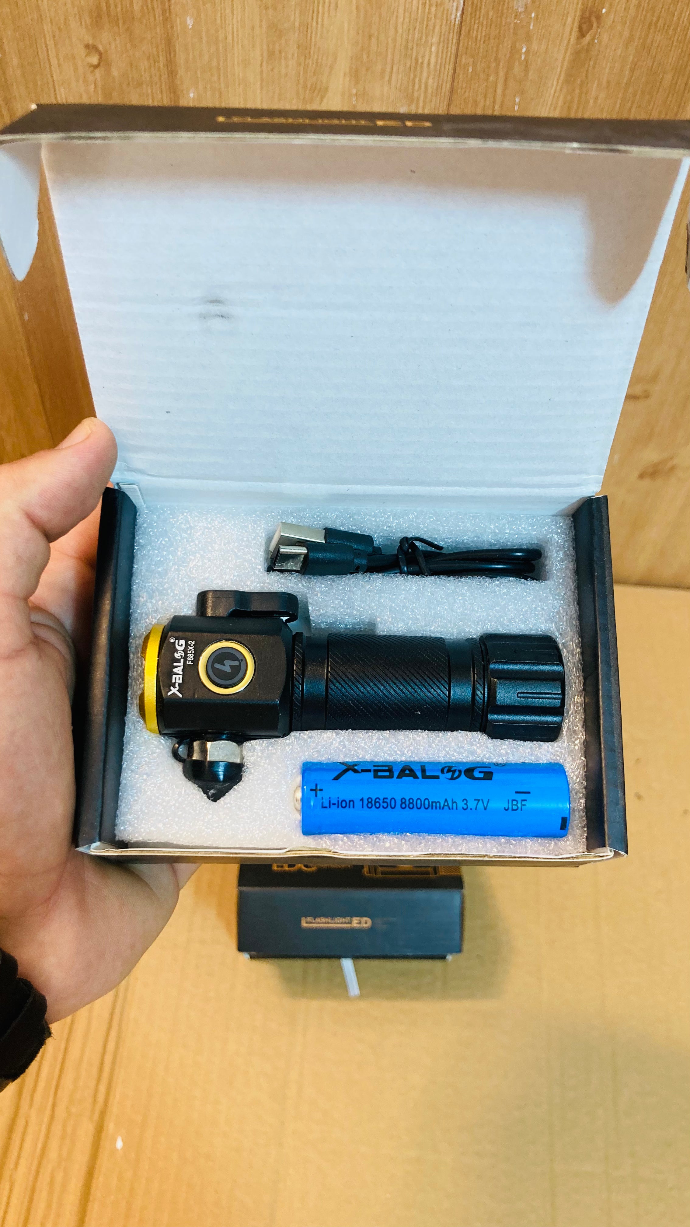 X-BALOG Tactical Rechargeable Compact LED Flashlight