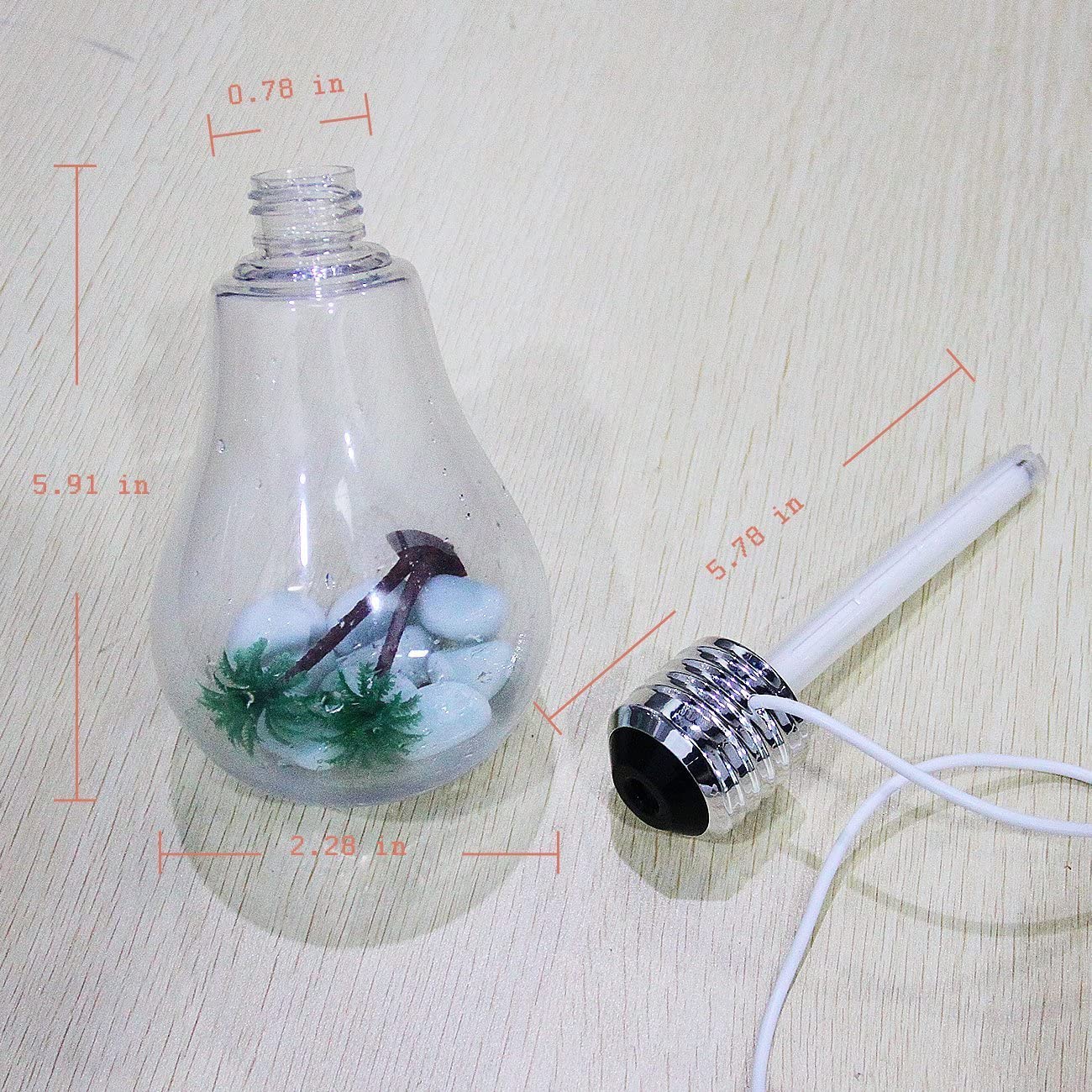 Bulb Humidifier Stylish and Functional