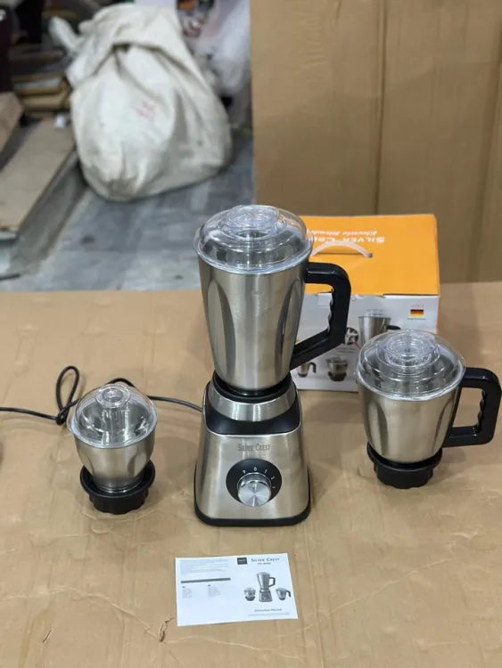 Germany Lot Imported Silver Crest 3 in 1 Electric Blender