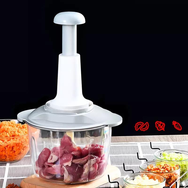 Manual Food Chopper, Multifunctional Food Processor, Manual Vegetable Grinder, Manual Vegetable Chopper