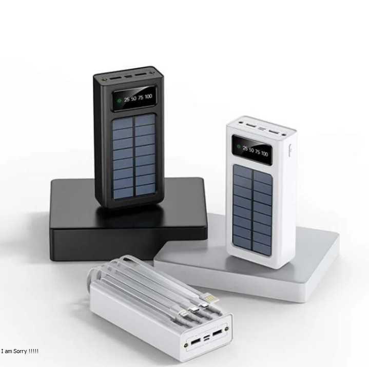 Lot Imported Solar Rechargeable Power Bank 20,000mAH