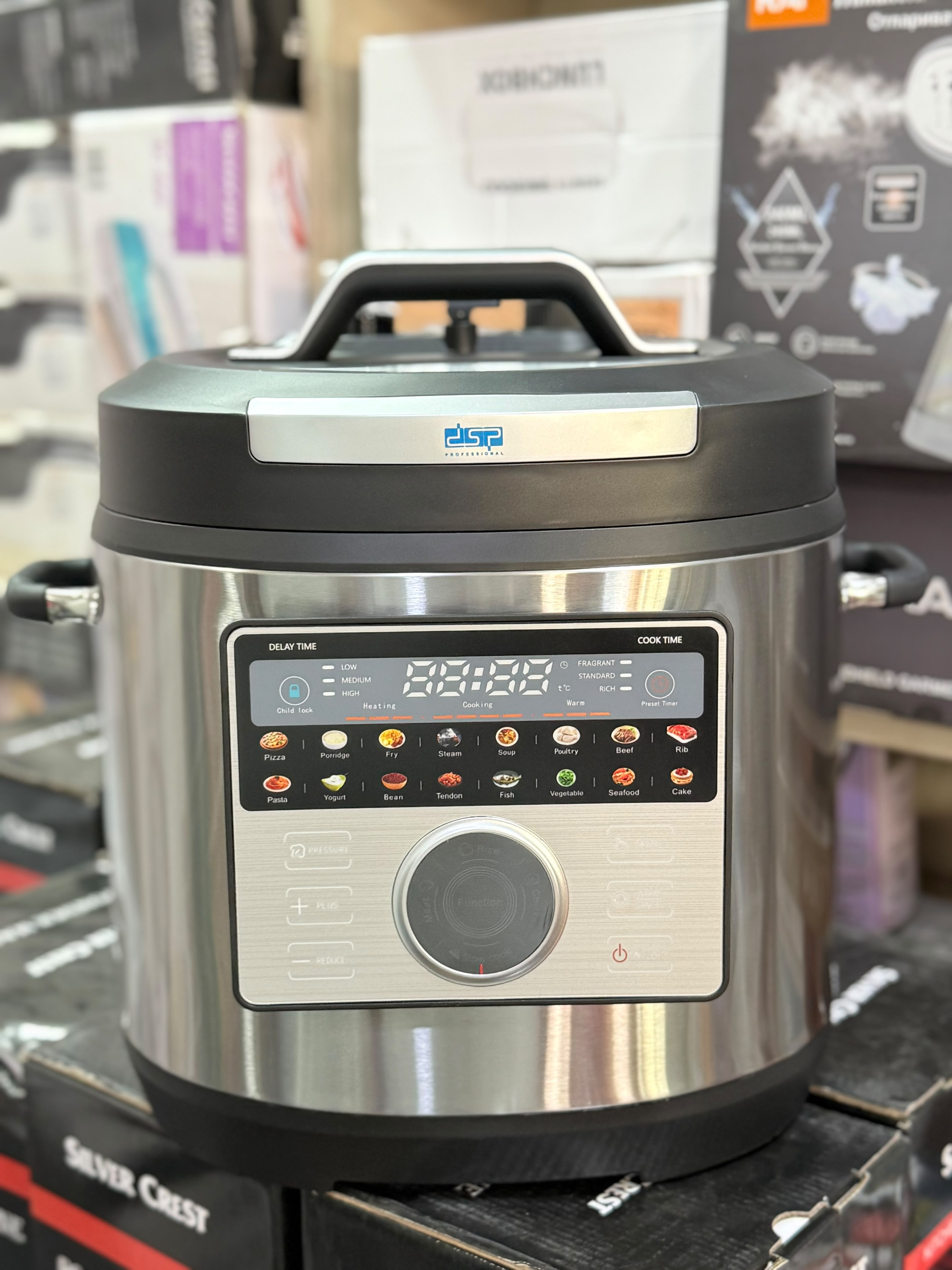 DSP X2000 Pro 1300W Electric Pressure Cooker 8 Litre KB5037