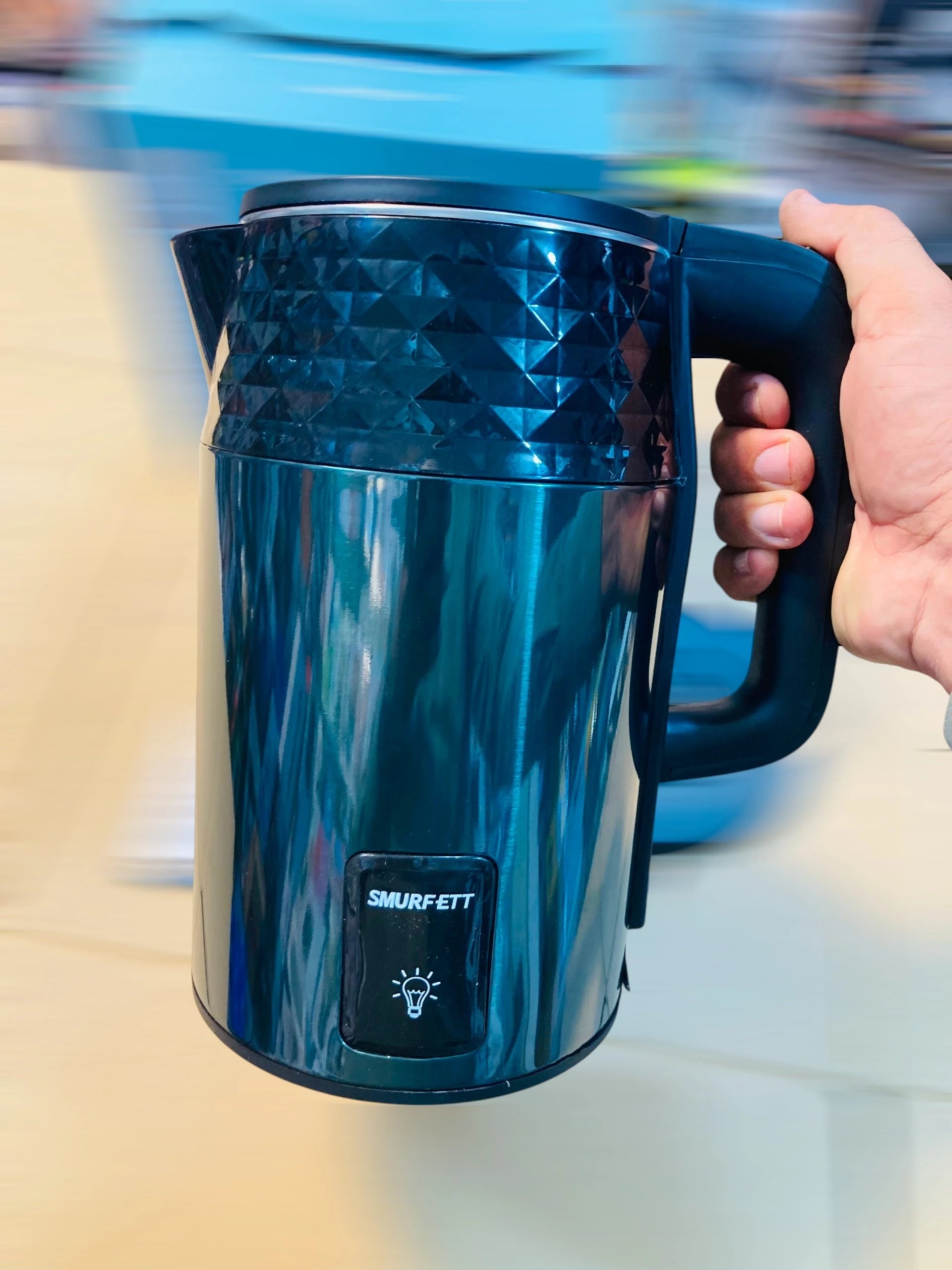 Smurfett 2.5L Electric Kettle - 1500W Stainless Steel Fast Boiling Cordless Tea & Water Kettle with 360-Degree Base SE-2231