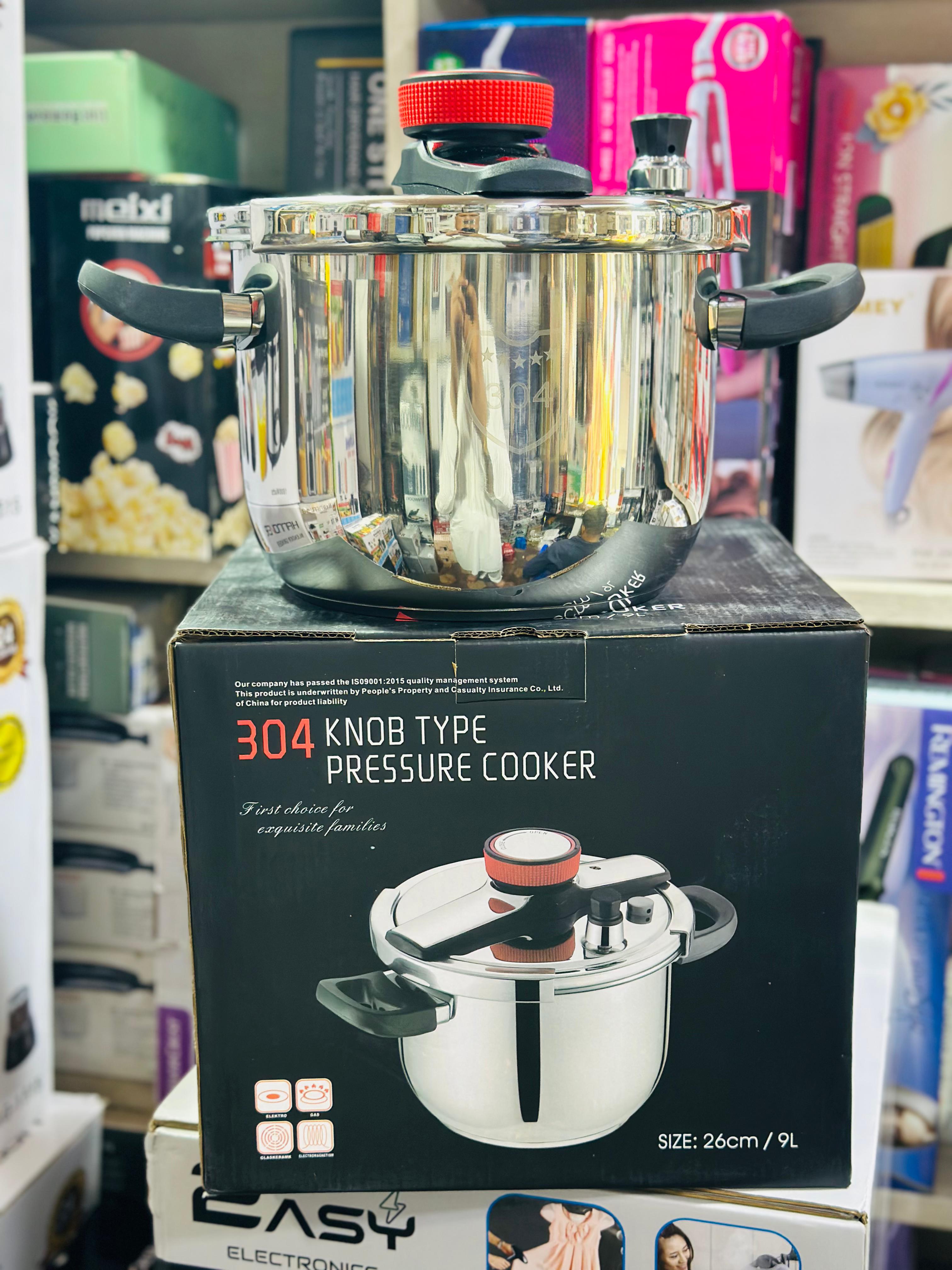 Lot Imported Stainless Steel Pressure Cooker 9L