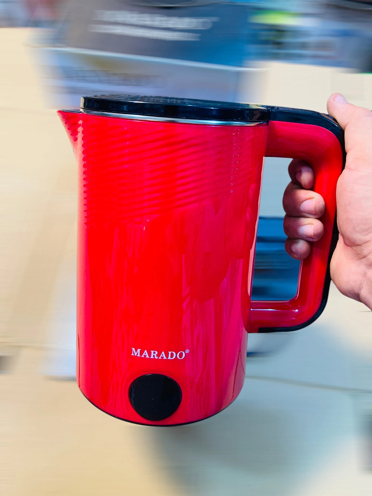 Marado Fast Electric Heat Kettle with 2.3L Capacity, 1500W Power, and 360-Degree Cordless Swivel Base, MA-2355