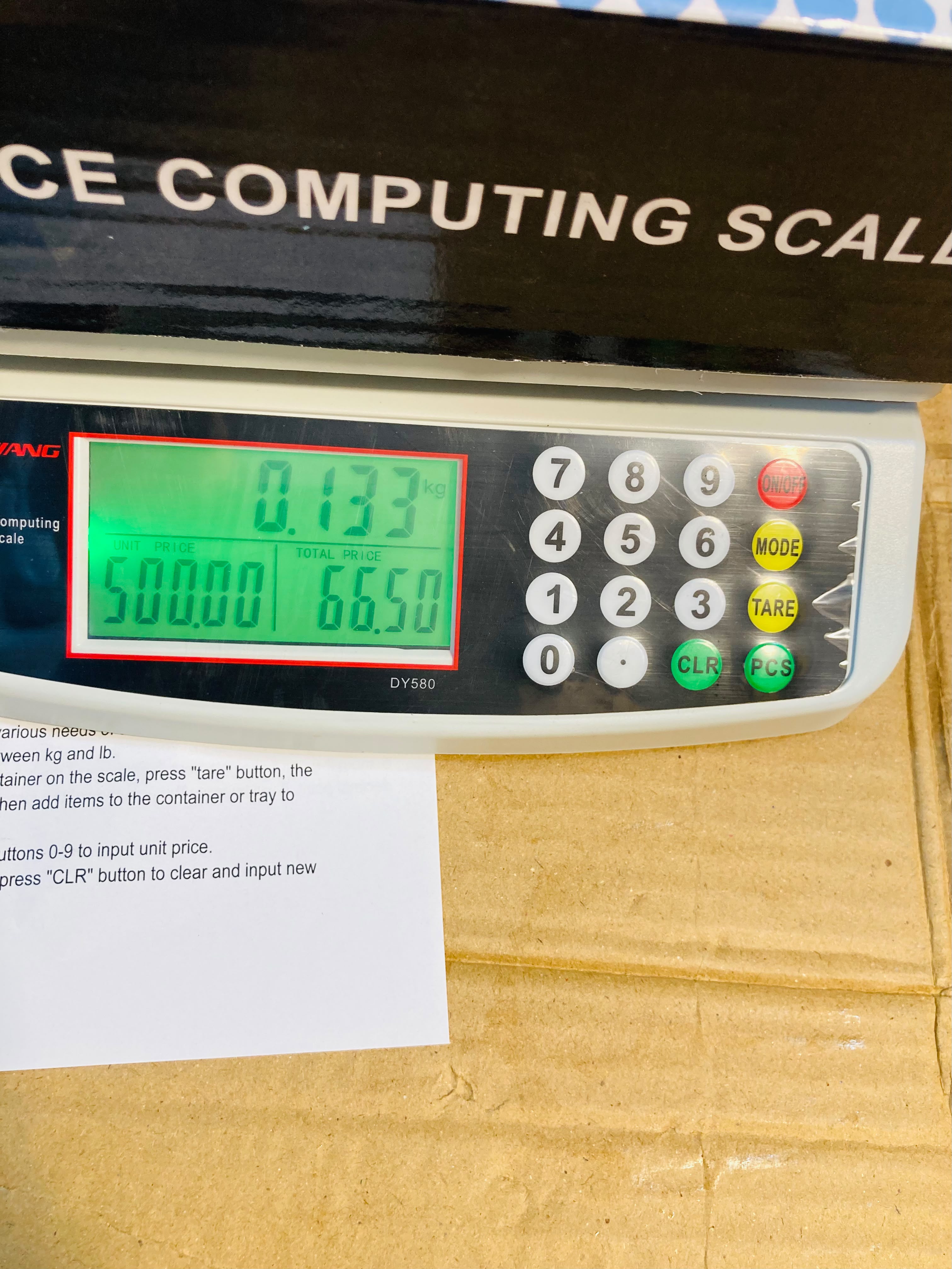 Dayang Price Computing Scale DY-580