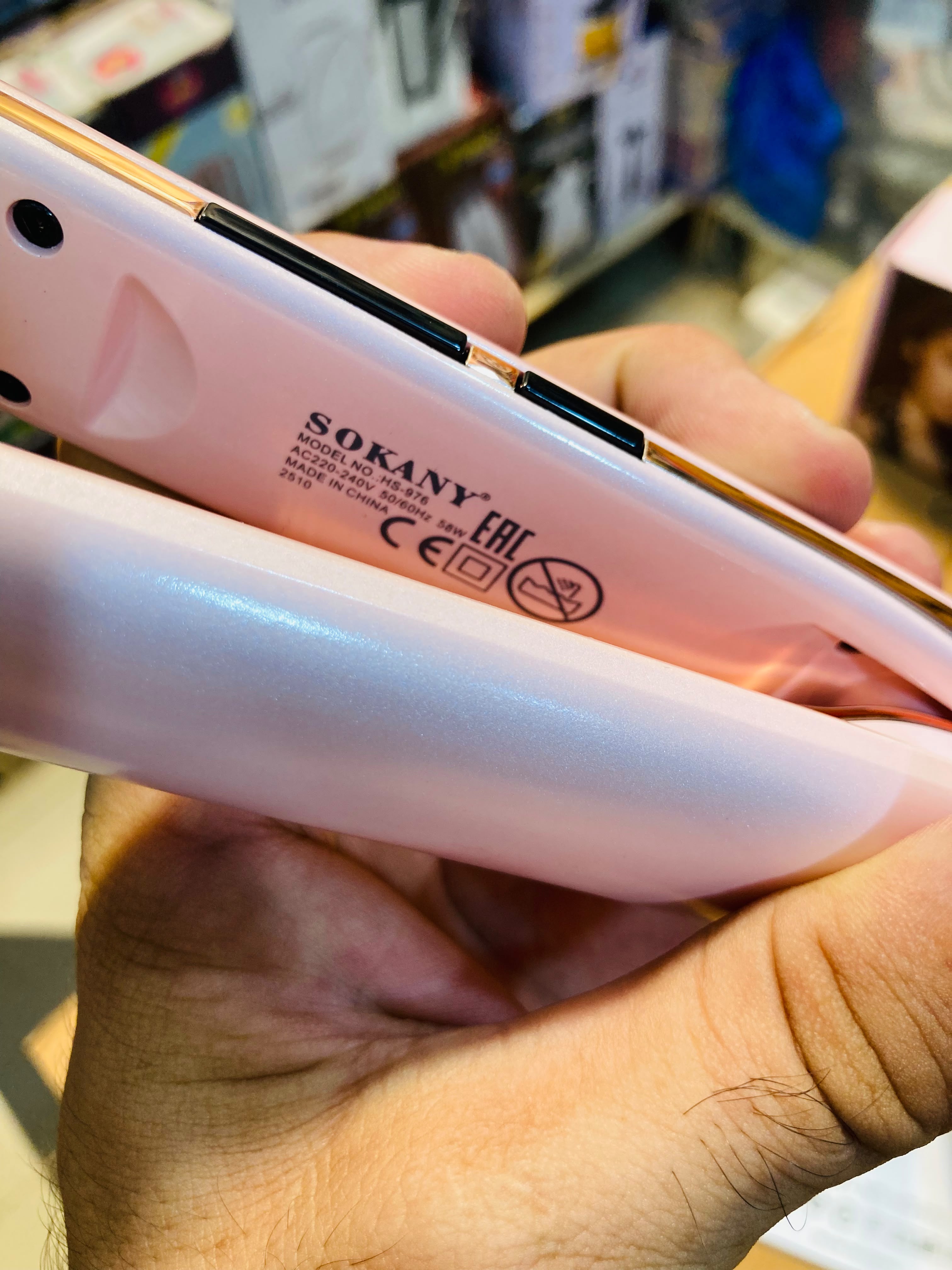 Sokany Digital Professional Hair Straightener HS-976