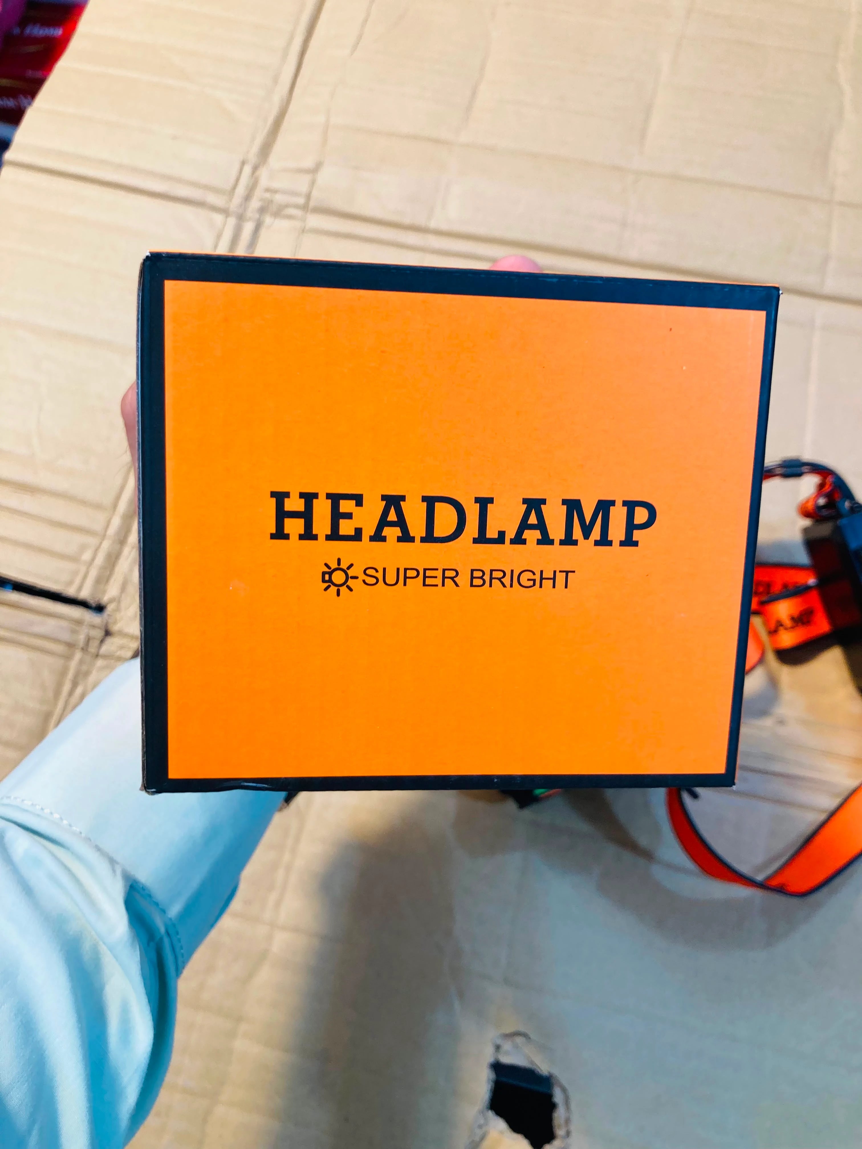 Super Bright Rechargeable LED Headlamp with 60-Degree Tilt & Adjustable Headband