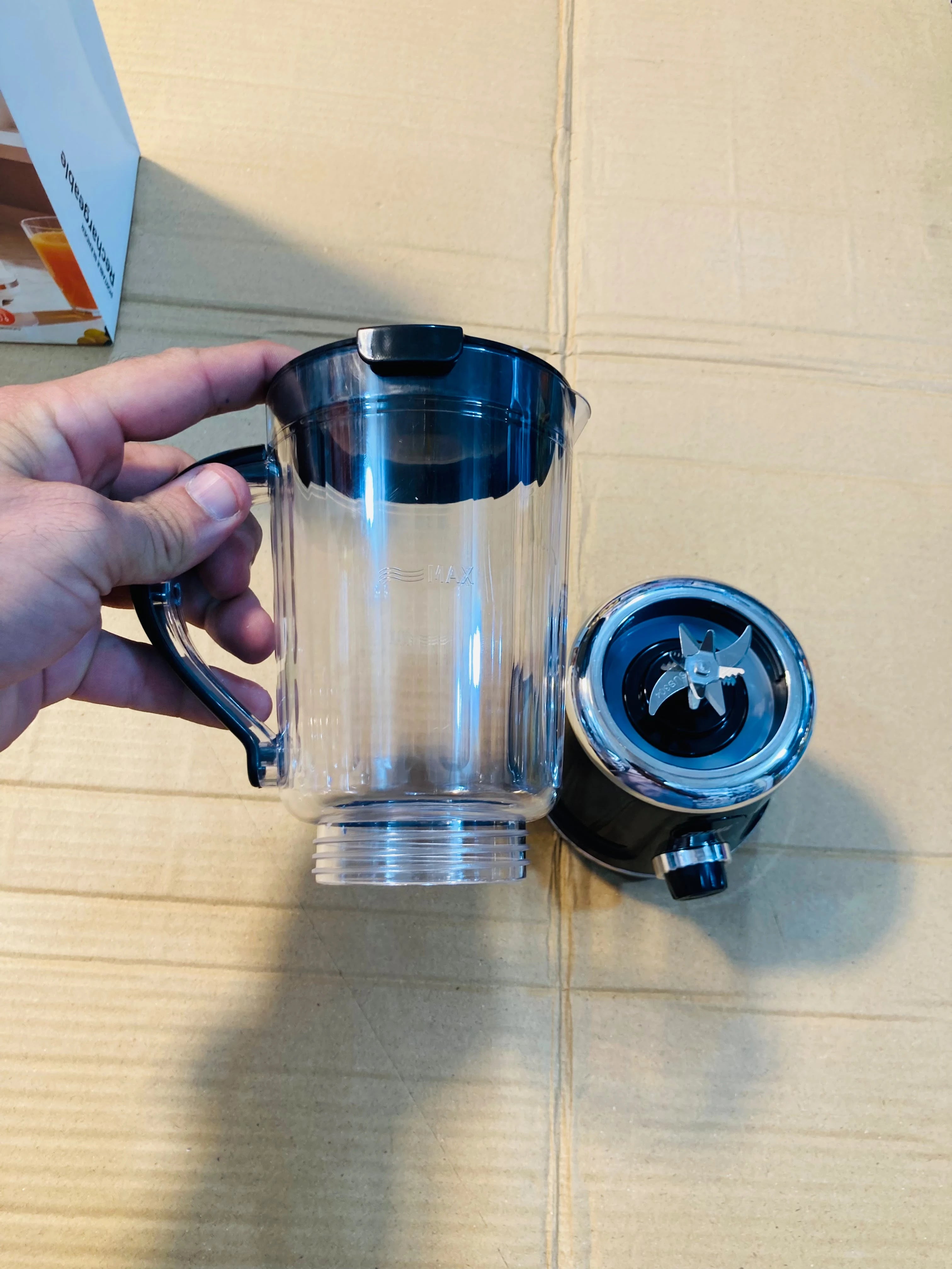 MDHL 20,000 RPM Portable Rechargeable Blender 50W Personal Smoothie & Juice Maker with 1500mAh Battery AJ03
