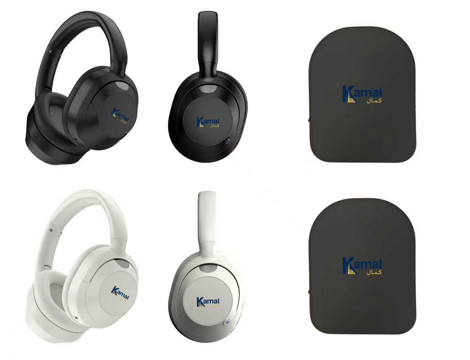 Kamal Premium Sound Wireless Headphones with Pouch