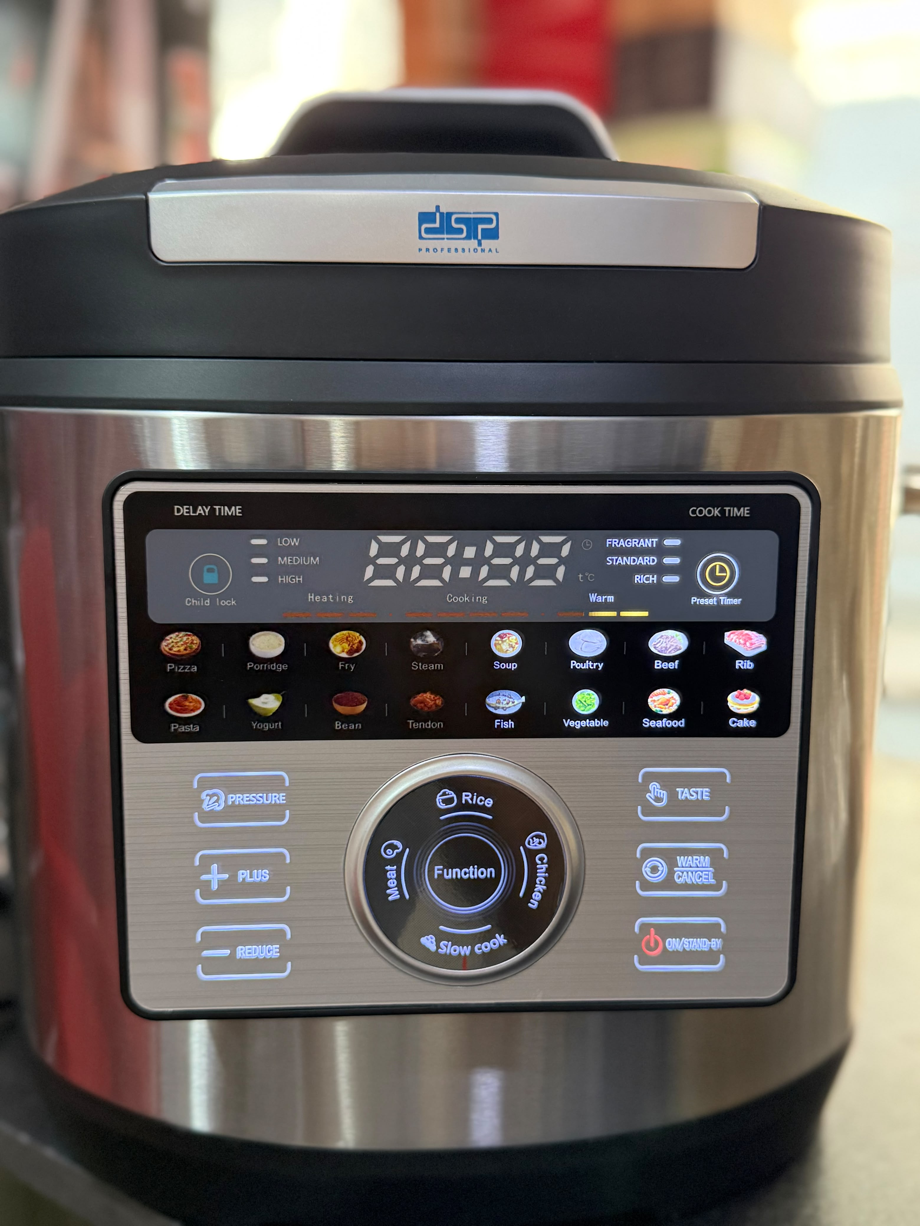 DSP X2000 Pro 1300W Electric Pressure Cooker 8 Litre KB5037