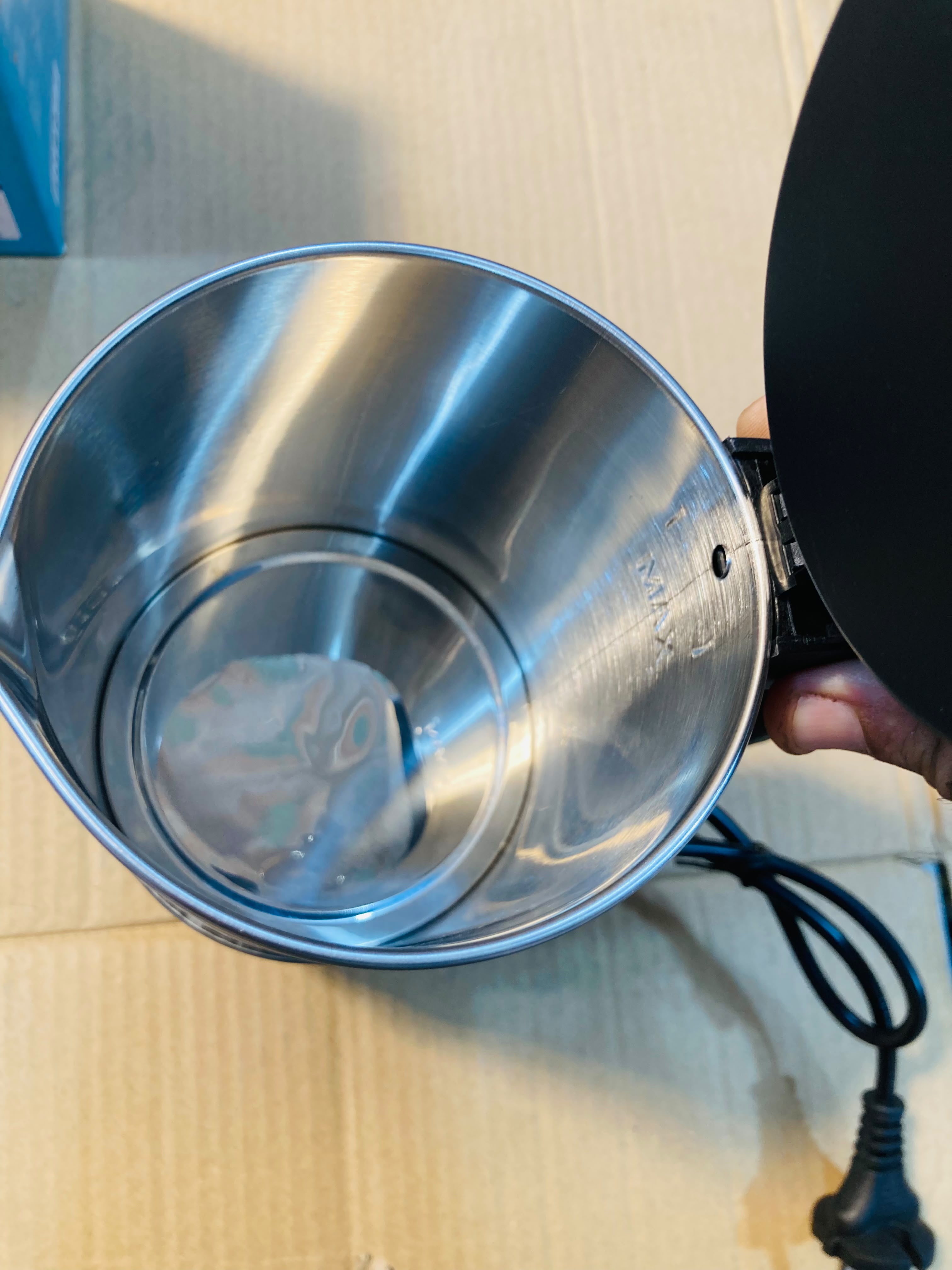 SMURFETT 0.5L 500W Electric Kettle, Stainless Steel Portable Travel Kettle SE-2238
