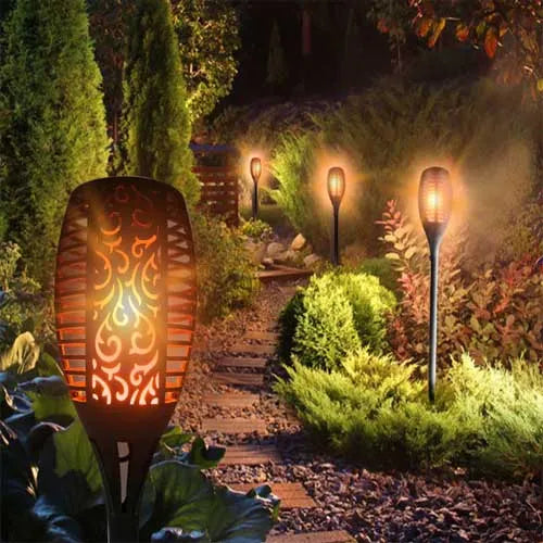 Outdoor Solar Flame Led Light Lamp XF-6017