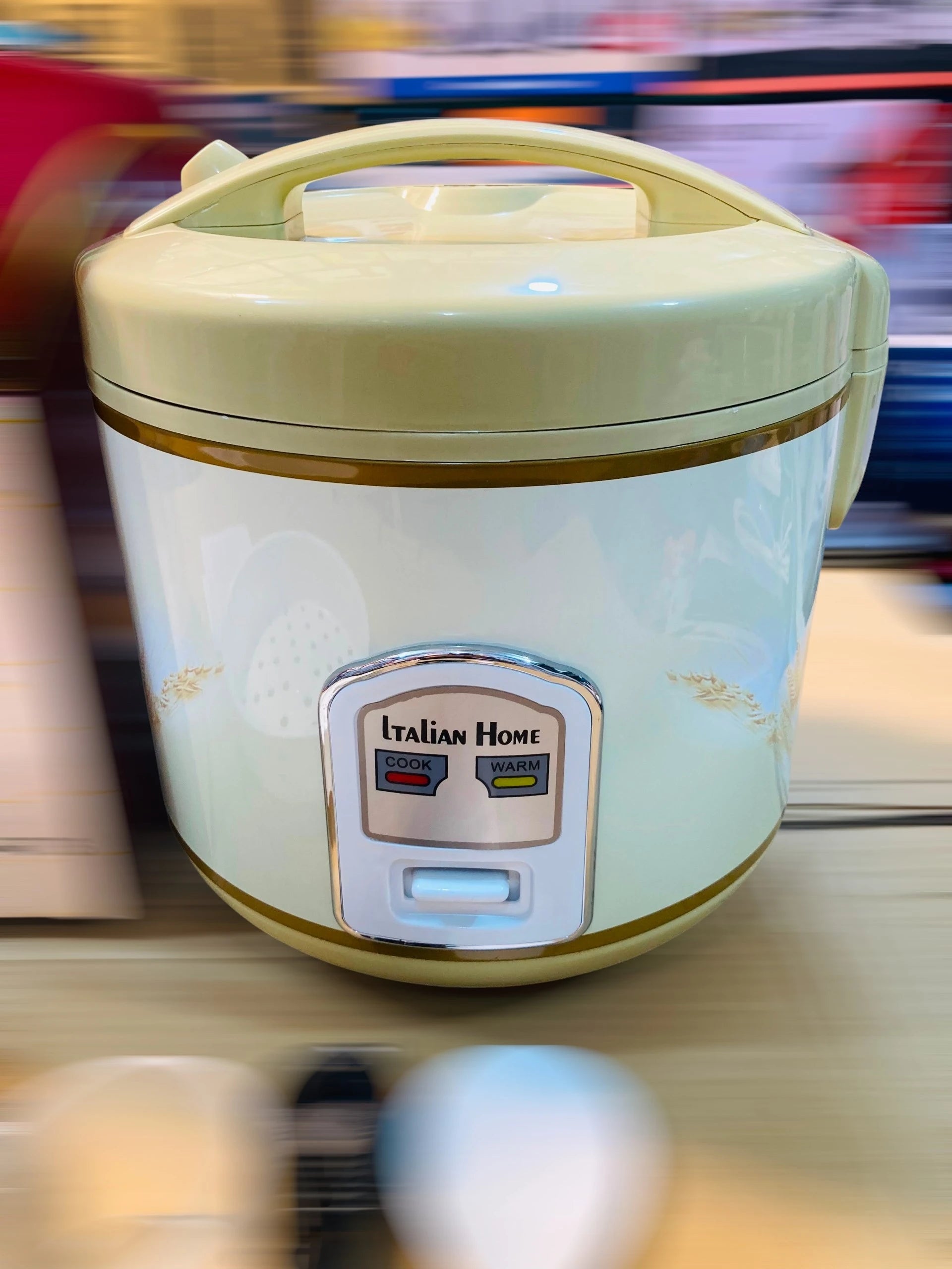 Italian Home 900W Electric Rice Cooker – 5L Large Capacity Automatic Cook & Warm Rice Cooker with Steaming Tray CFXB50-B