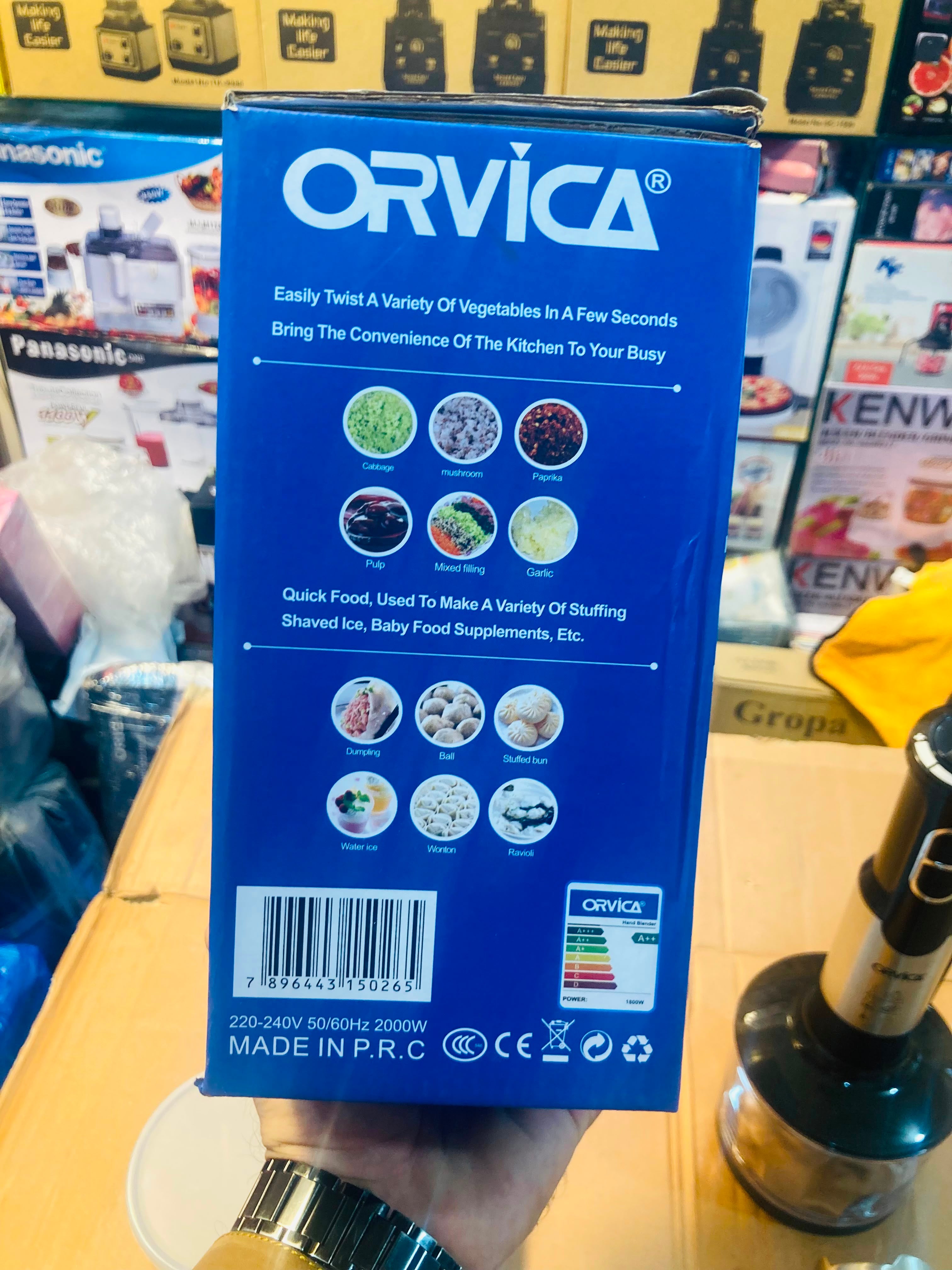 Orvica 2000W Professional 4-in-1 Hand Blender Set ORM-3620