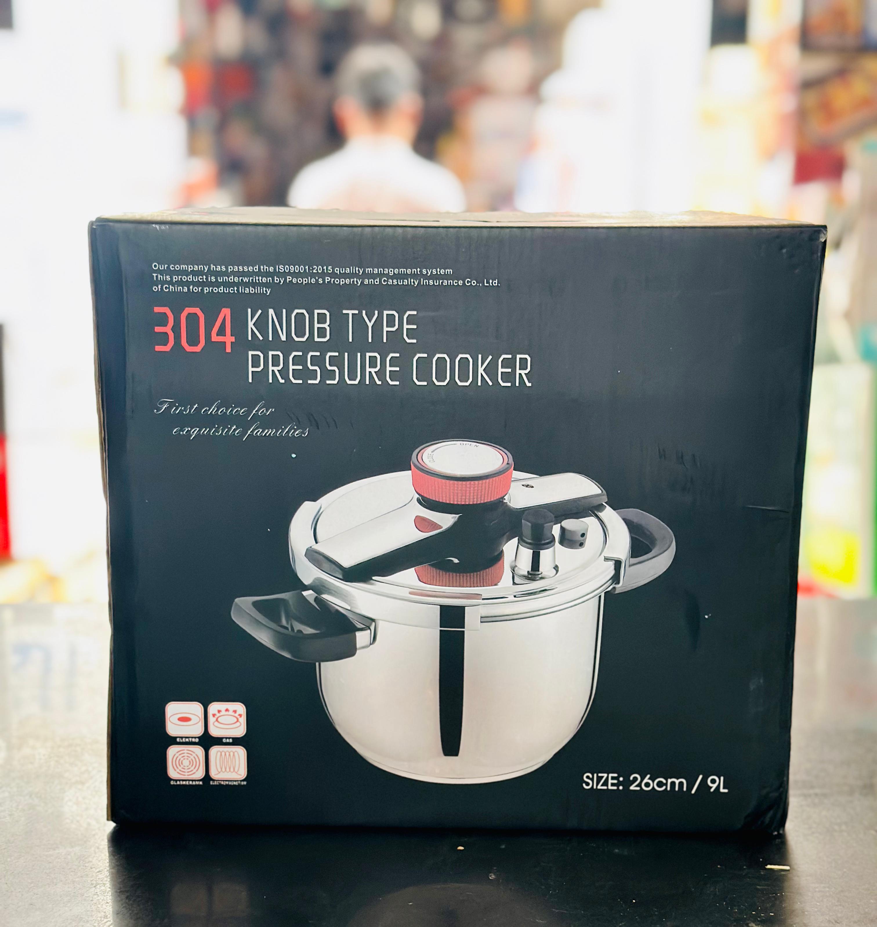 Lot Imported Stainless Steel Pressure Cooker 9L
