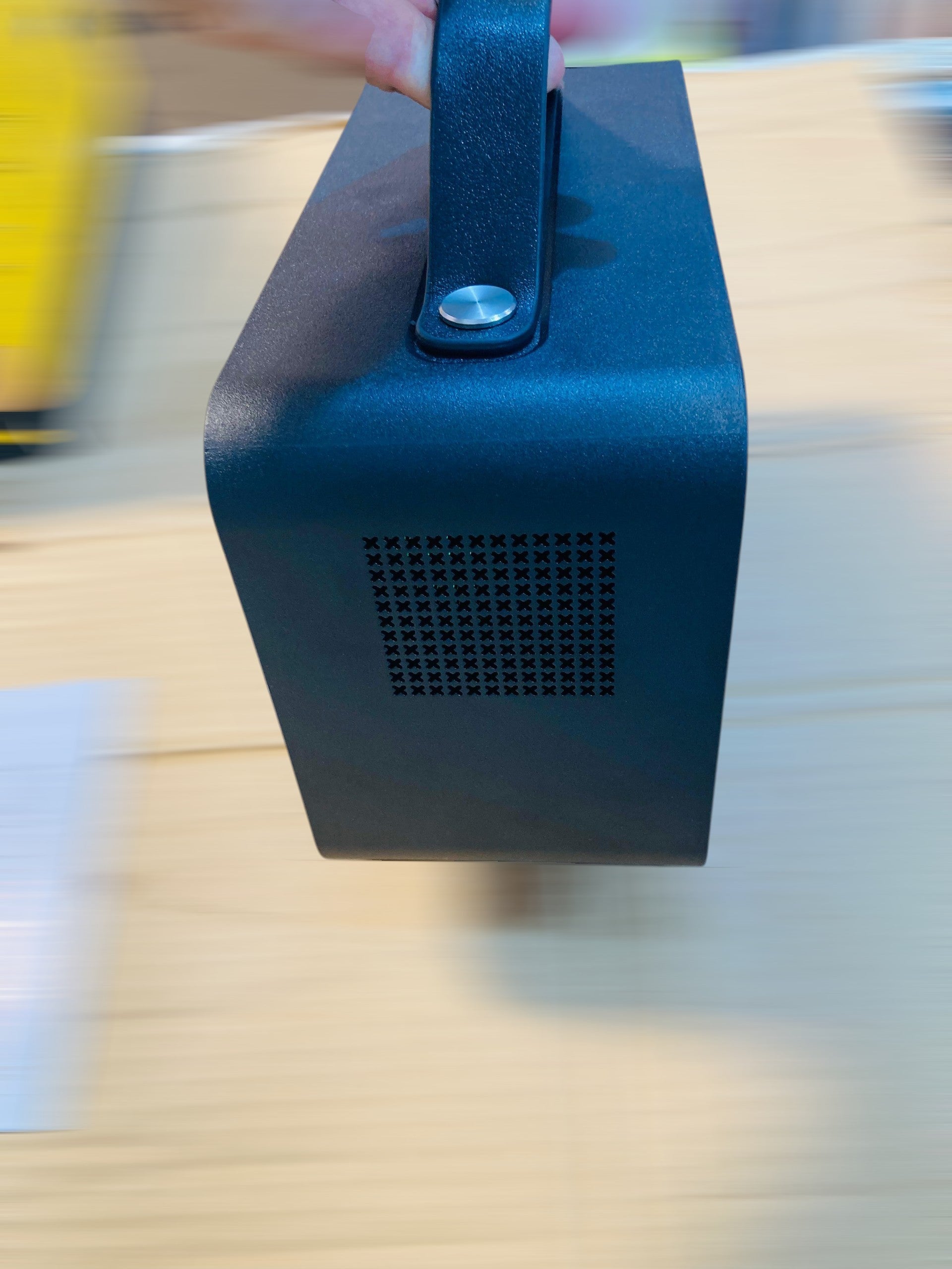 Portable 300 Watt AC/DC Power Station with Digital Display and Integrated Handle A41029