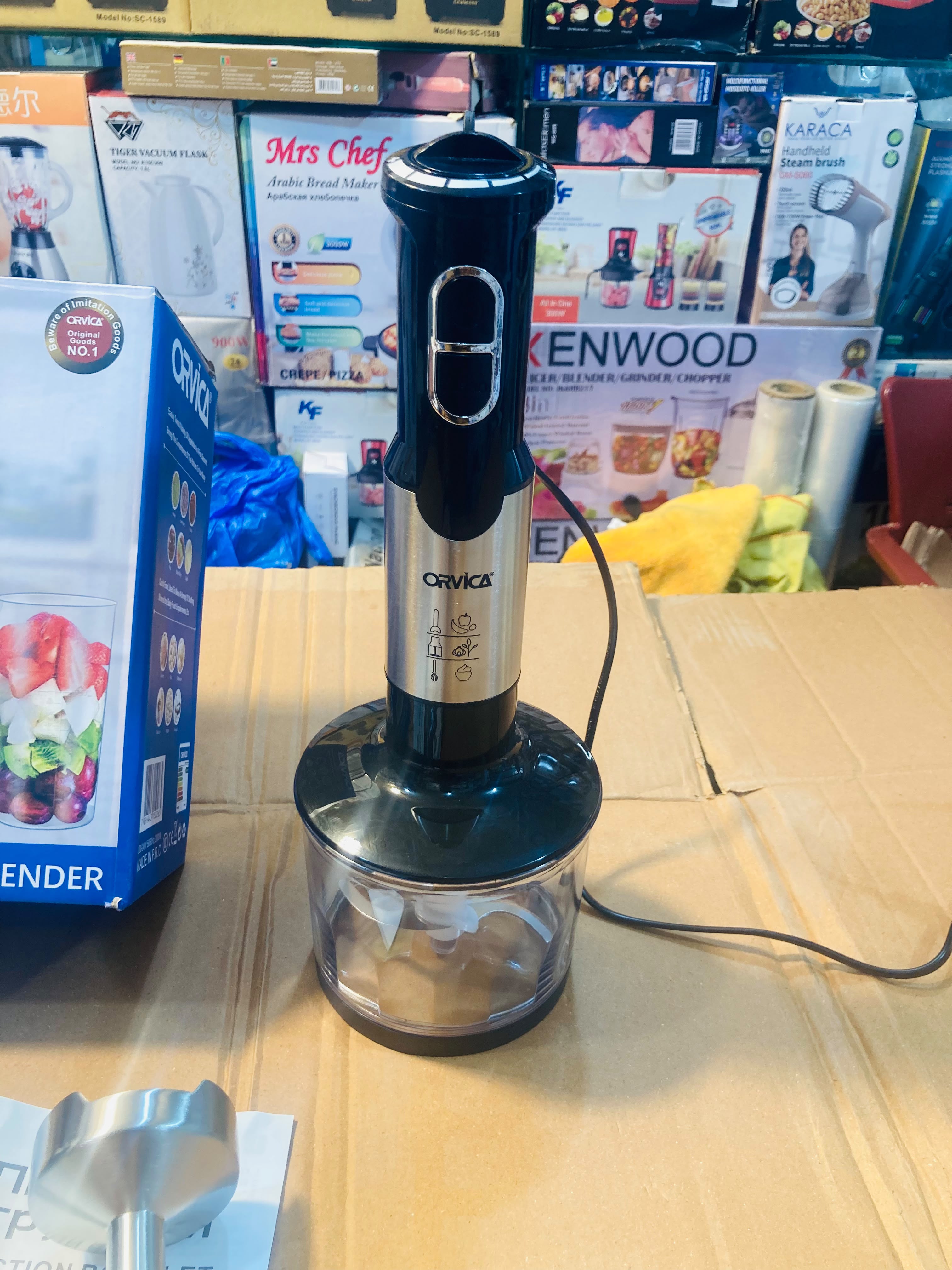 Orvica 2000W Professional 4-in-1 Hand Blender Set ORM-3620
