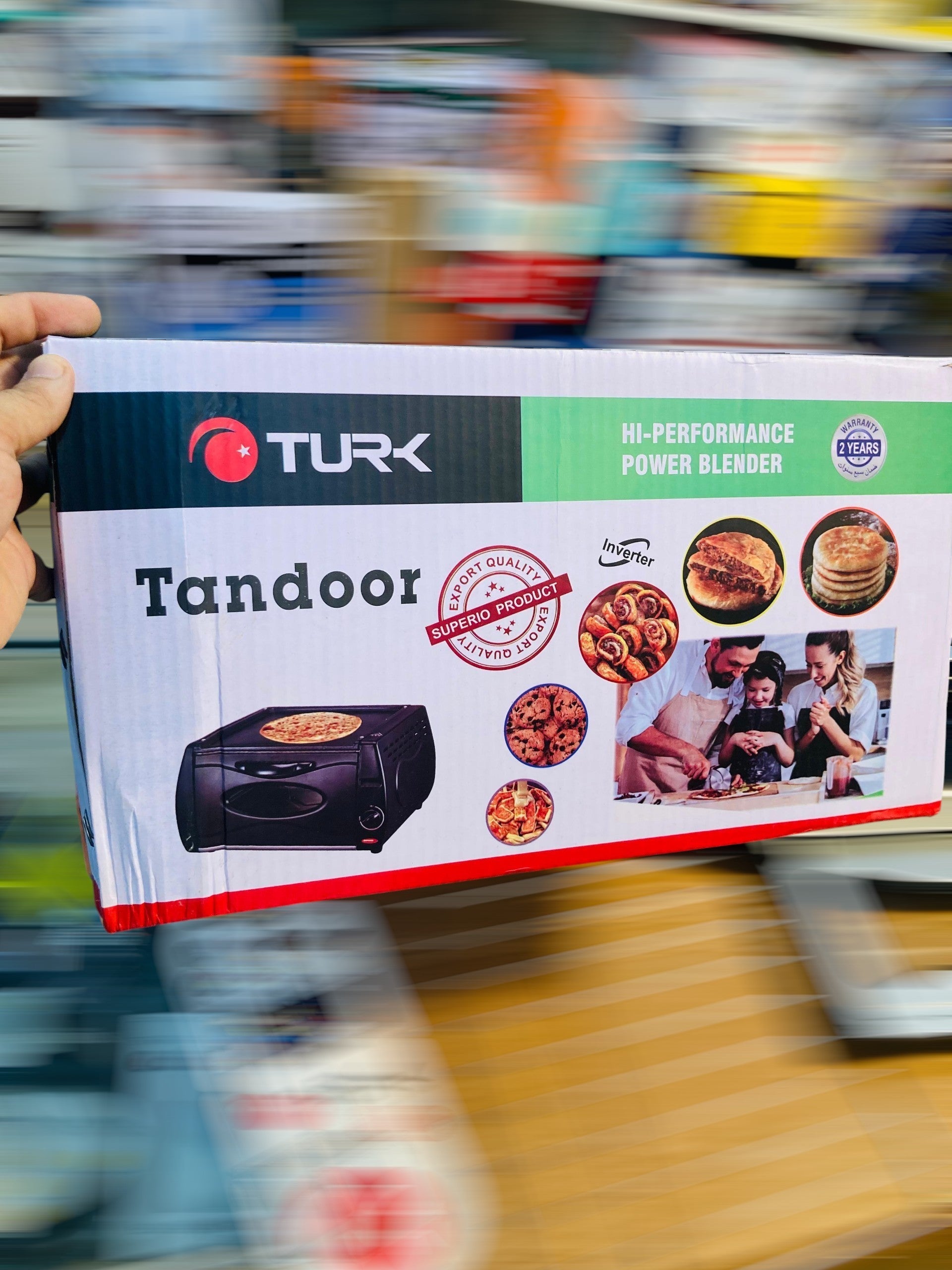 TURK Electric Tandoor and Baking Oven With Top Grill and Baking Tray