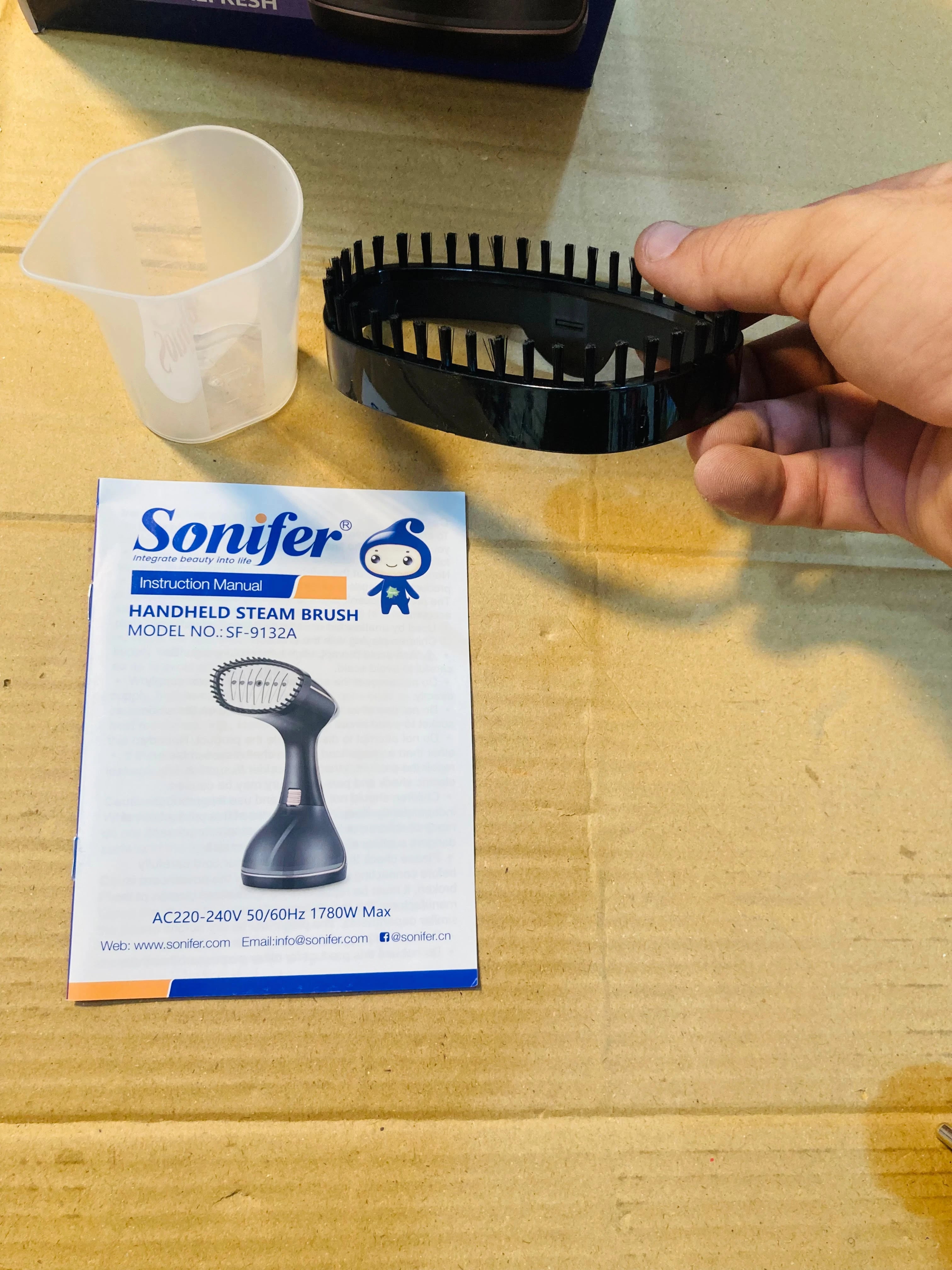 Sonifer Handheld Steam Brush 1780W Portable Garment Steamer with 320ml Removable Water Tank & Touch Screen Control SF-9132A