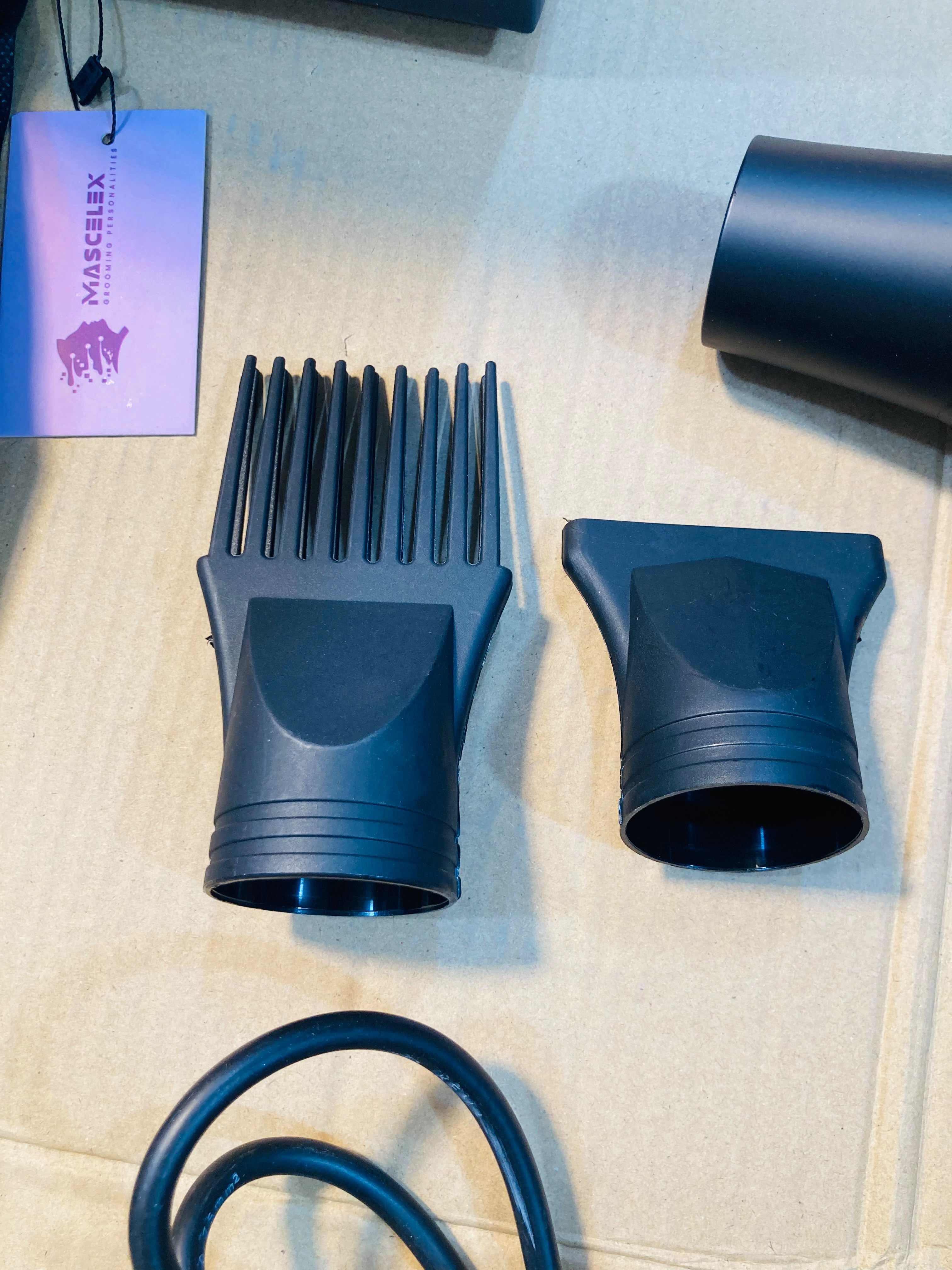 NOAH Mascelex 2200W Professional Hair Dryer  with Travel Storage Bag & Styling Attachments