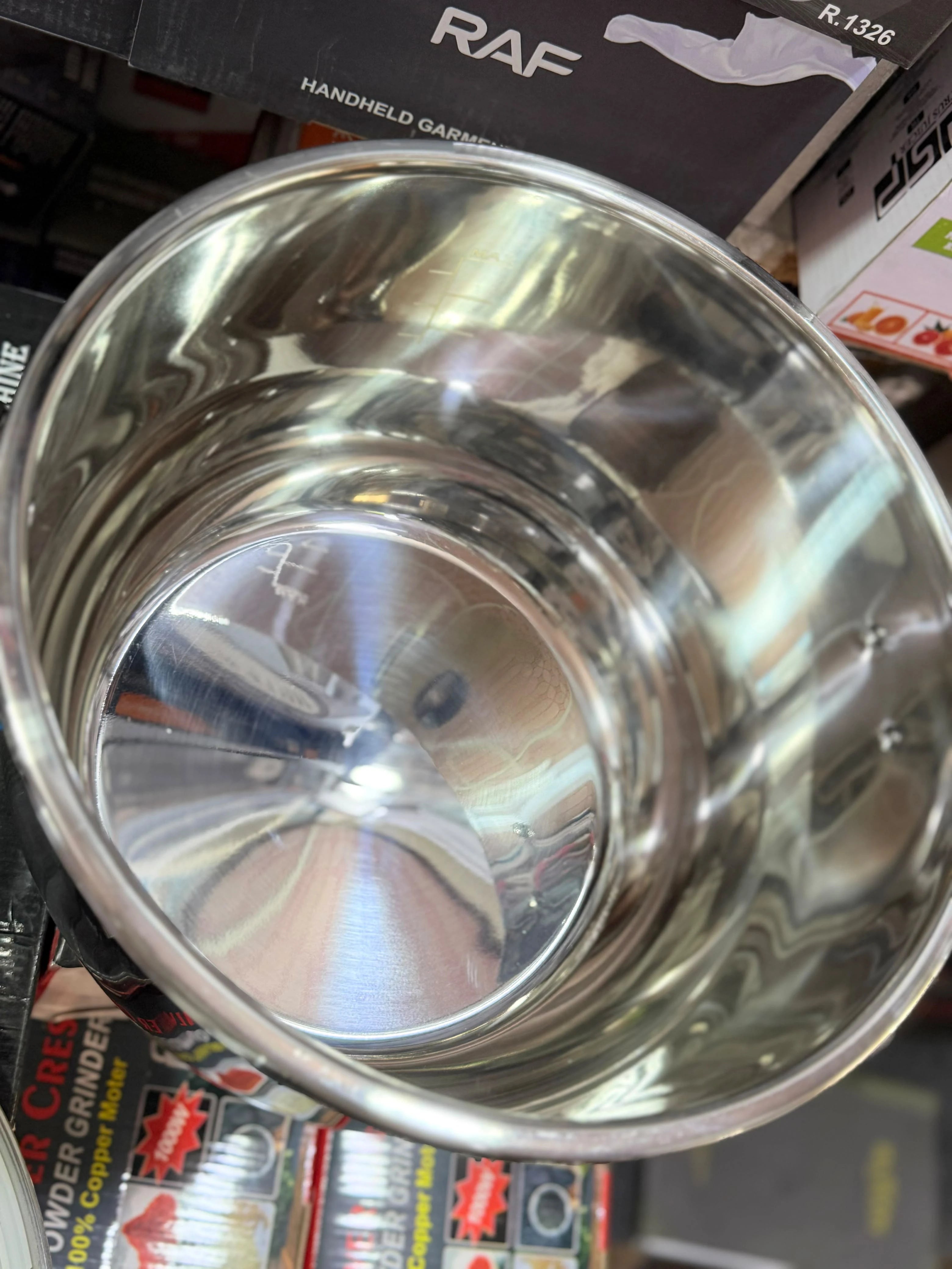 Knob Type 13L Stainless Steel Pressure Cooker Heavy-Duty Commercial & Family Size, Rotary Turn-Lock Lid with Multi-Safety Release Valves