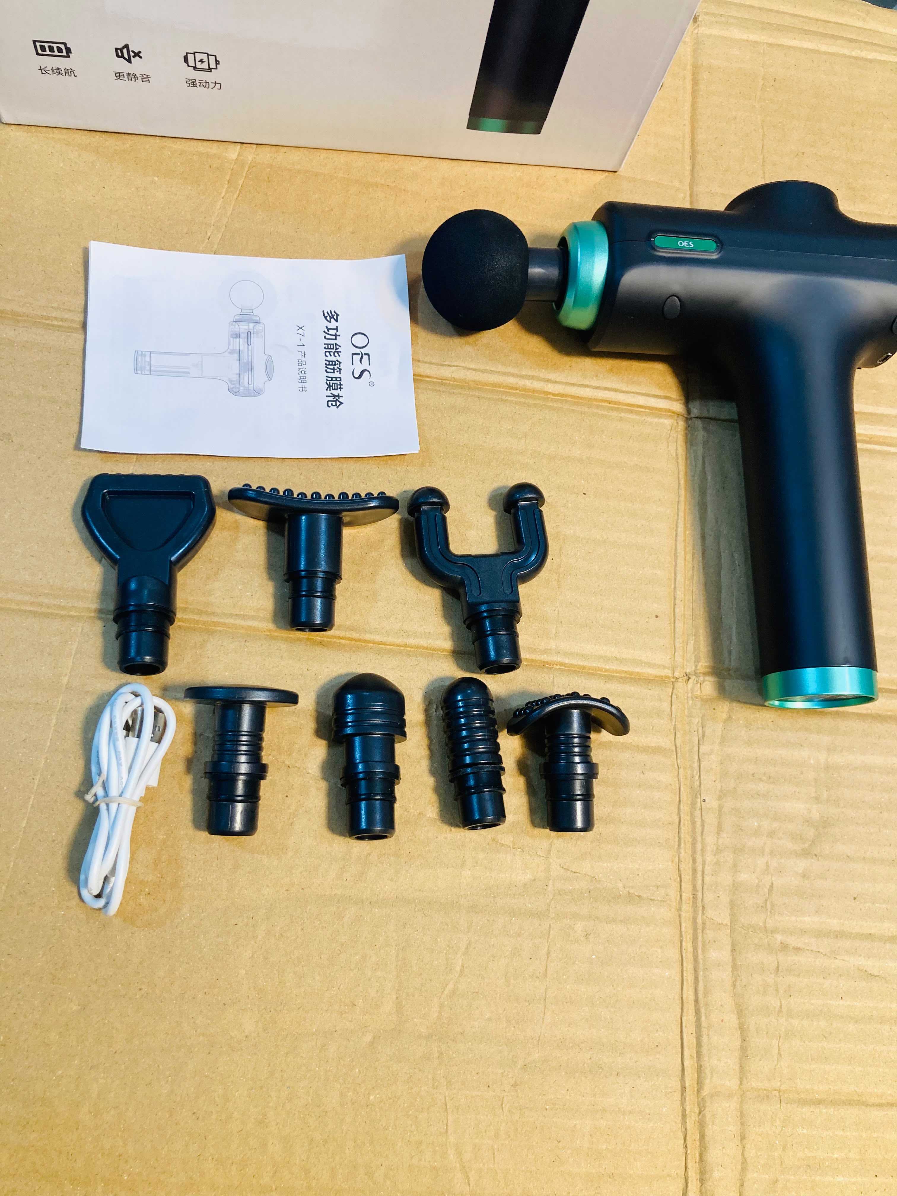 OES 18W 8-in-1 Multifunction Muscle Massager gun X7-1