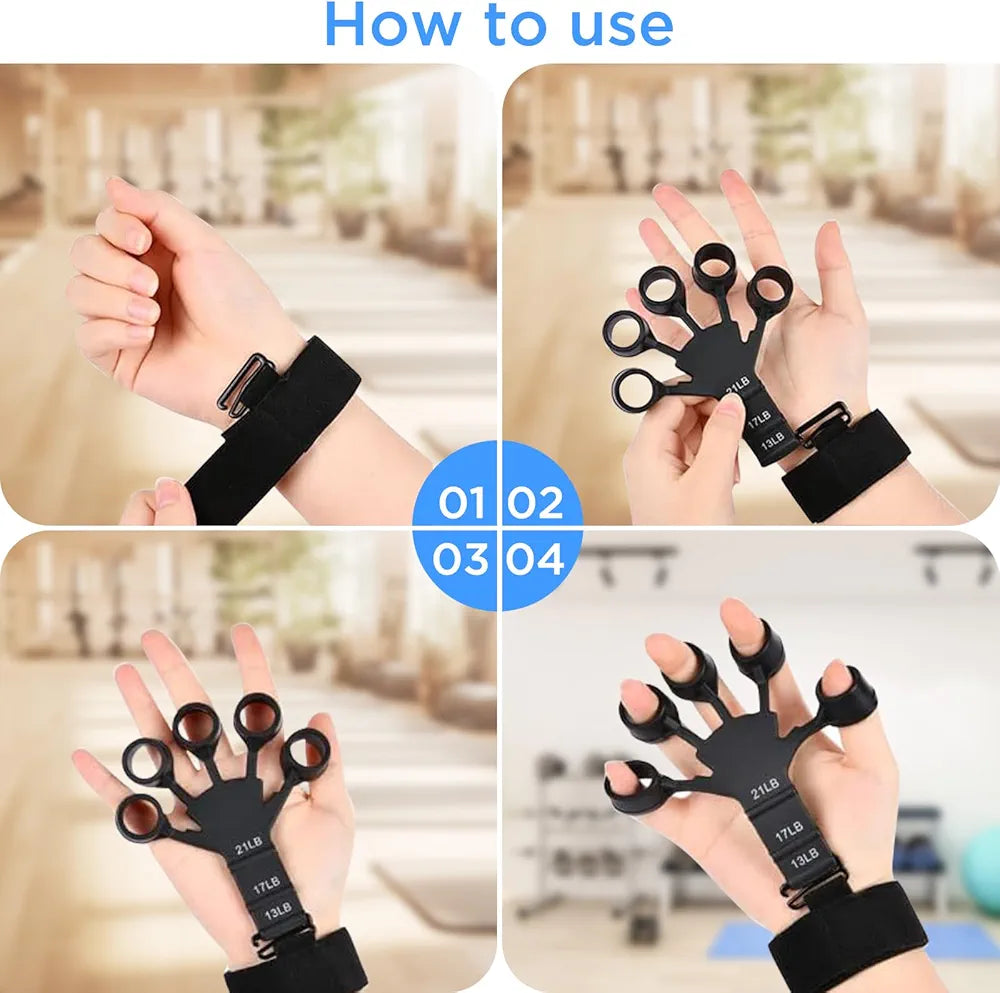 High quality Finger Gripper Exerciser | Finger Training Stretcher Exercise tool