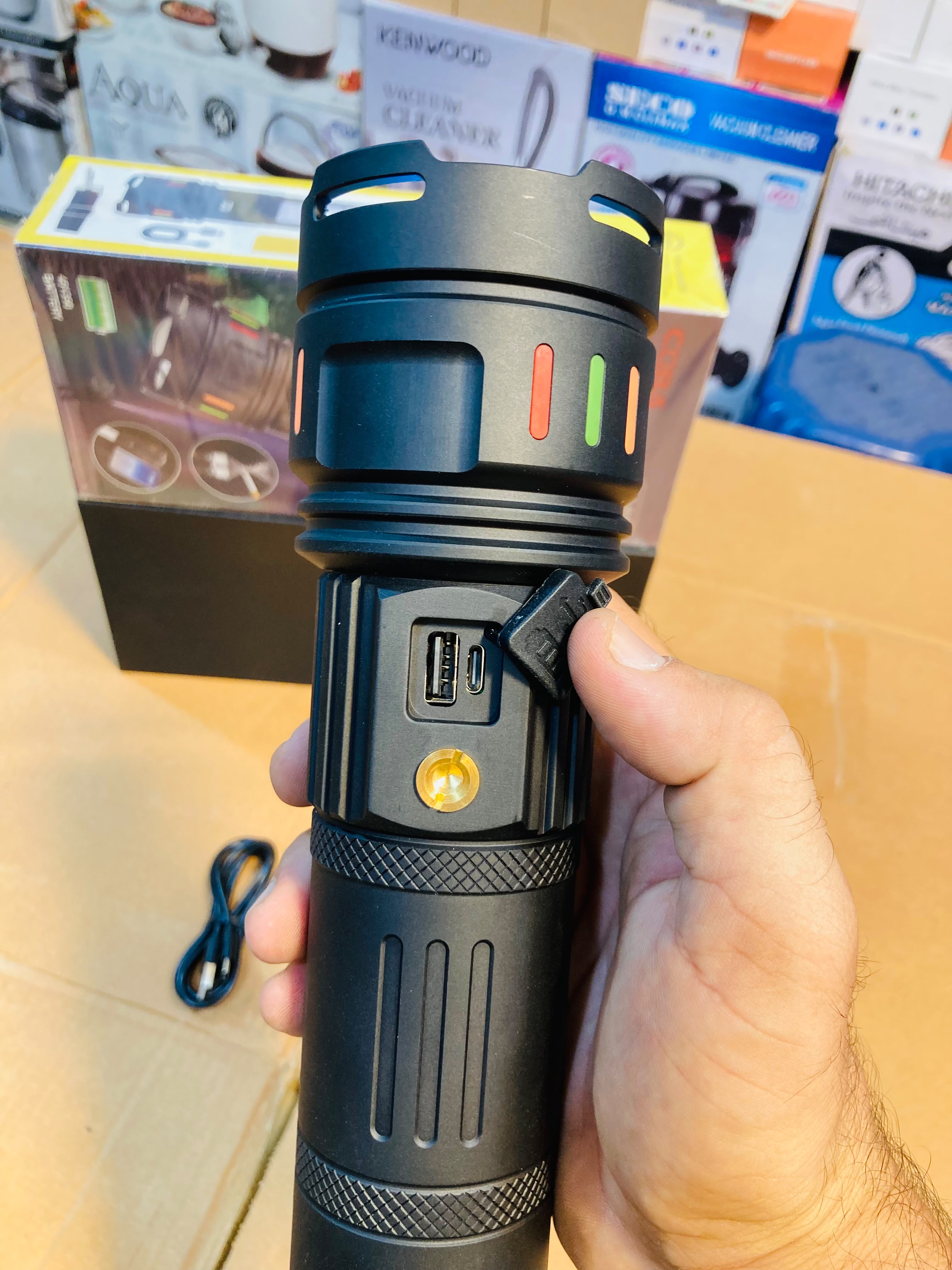 COBA Powerful Long Range Super Led Flashlight Torch CB-R18