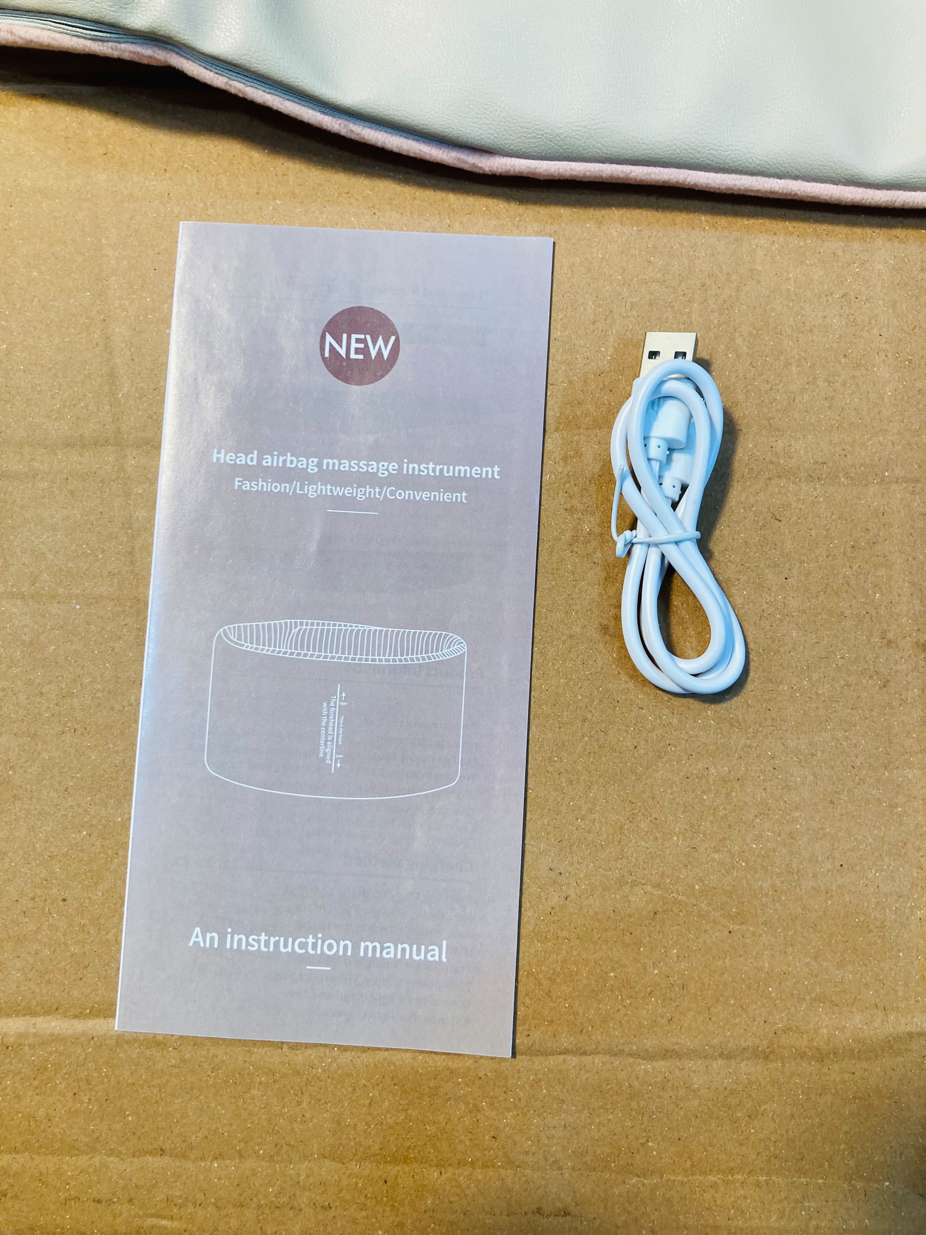 Electric Airbag Head Massager with Heating & Smart Controller 666