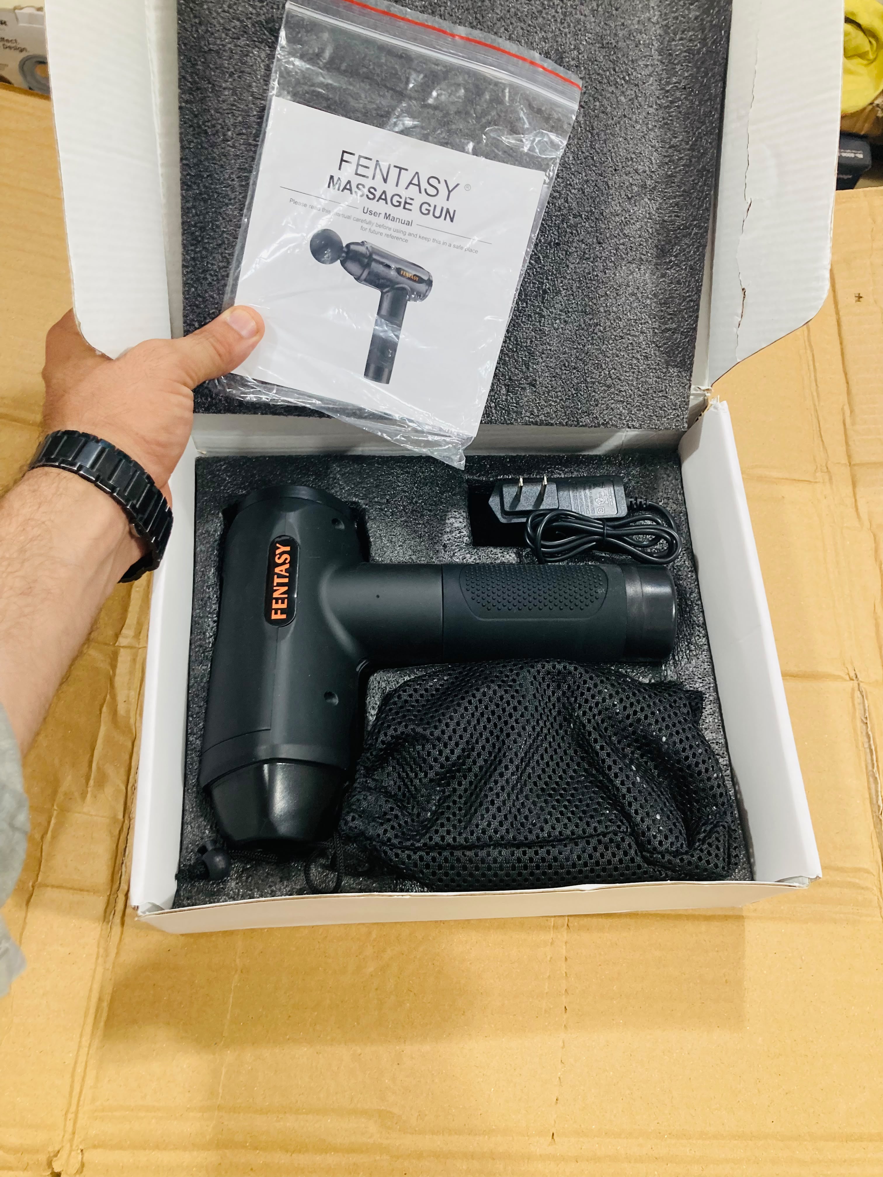 Fentasy 10in1 Multifunctional Deep Tissue Percussion  Massage Gun