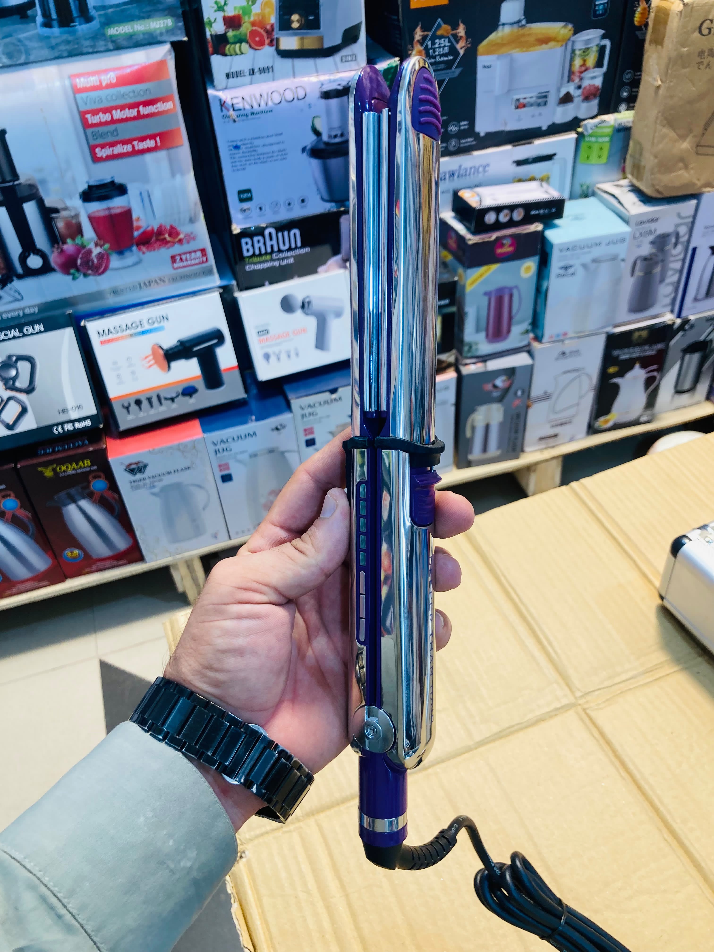 Imported Titanium plates Deeper Than Hair professional hair straightener