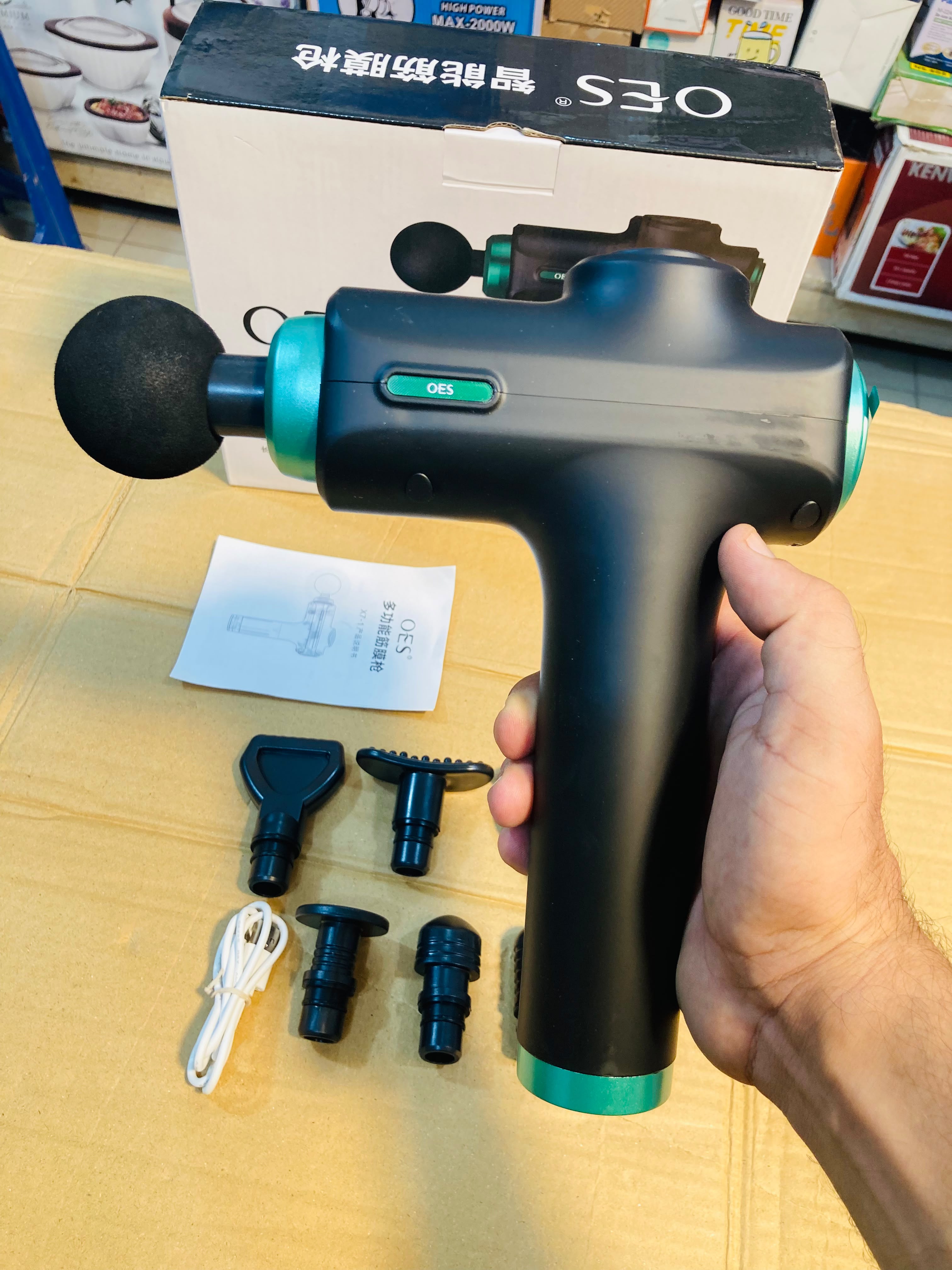 OES 18W 8-in-1 Multifunction Muscle Massager gun X7-1