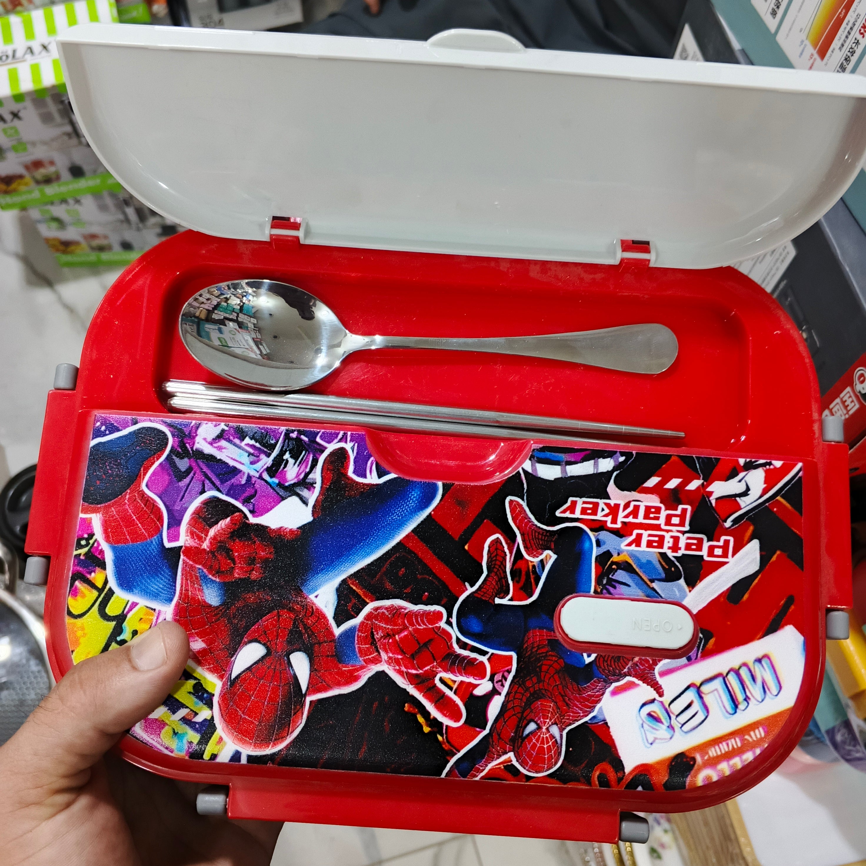 Stainless Steel Insulated Kids Lunch Box with Spoon