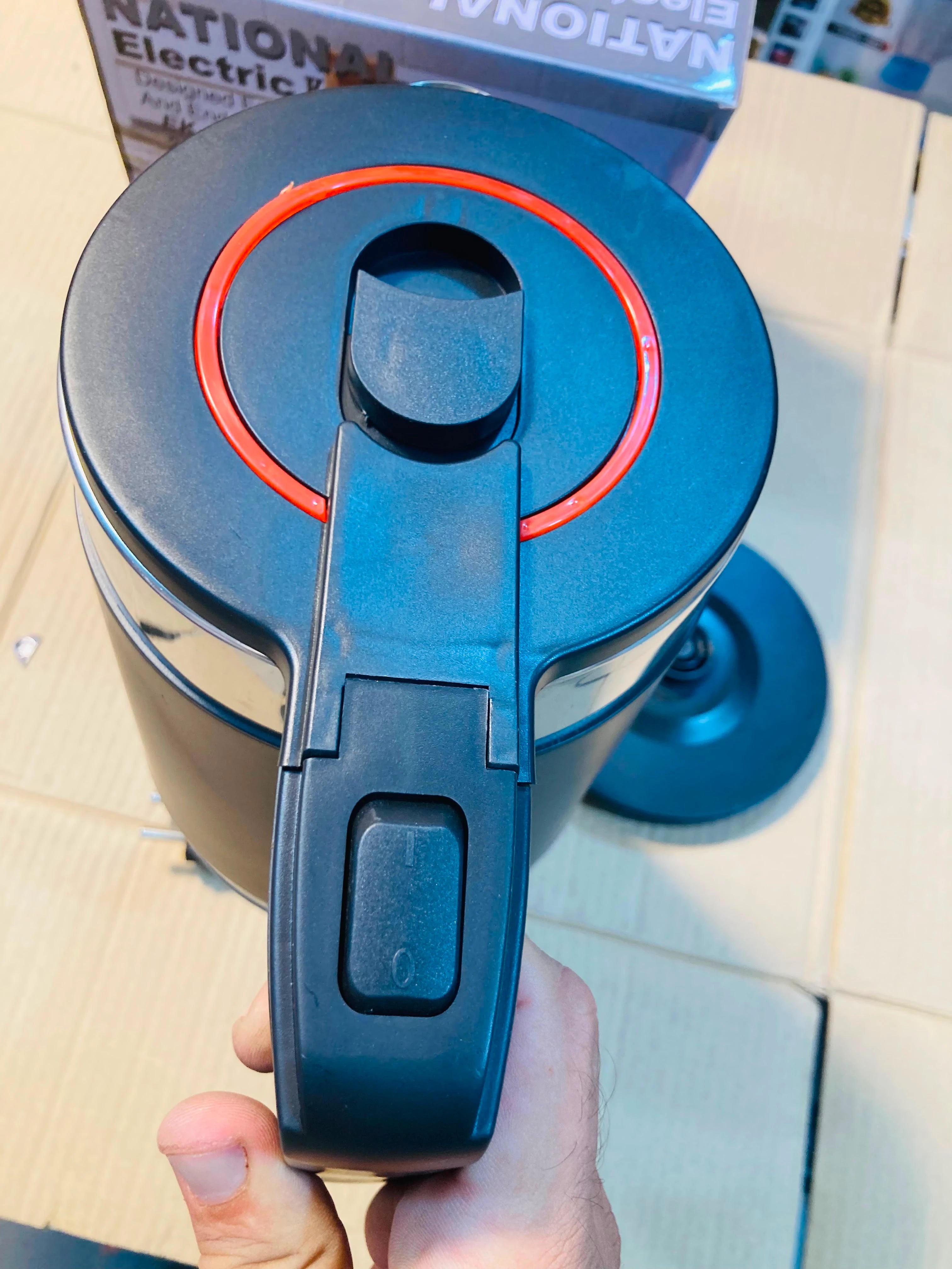 National 2000W Electric Kettle with Food Grade 304 Stainless Steel Inner Body and Anti-Scalding Outer Shell EK-N210