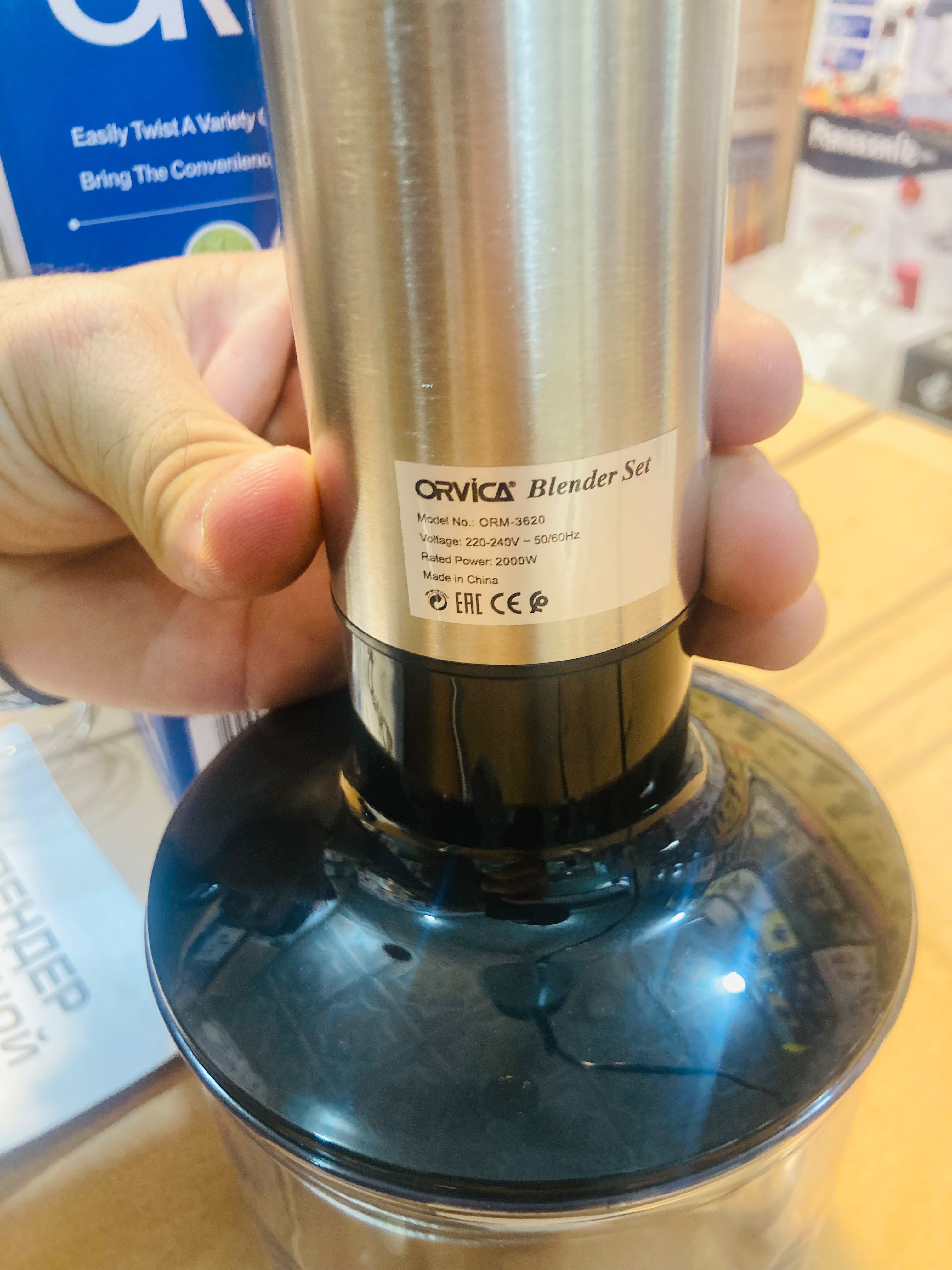 Orvica 2000W Professional 4-in-1 Hand Blender Set ORM-3620