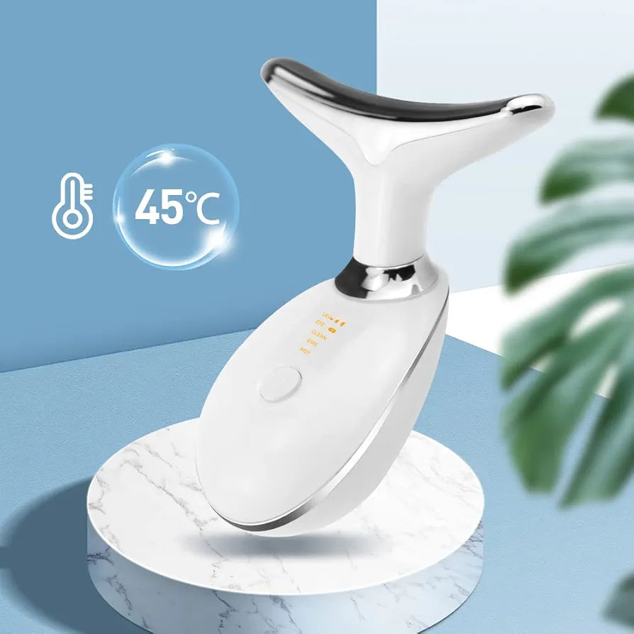 LED Beauty Massager for Face and Neck - Tightening and Reducing Wrinkles Face and Neck ES-1081