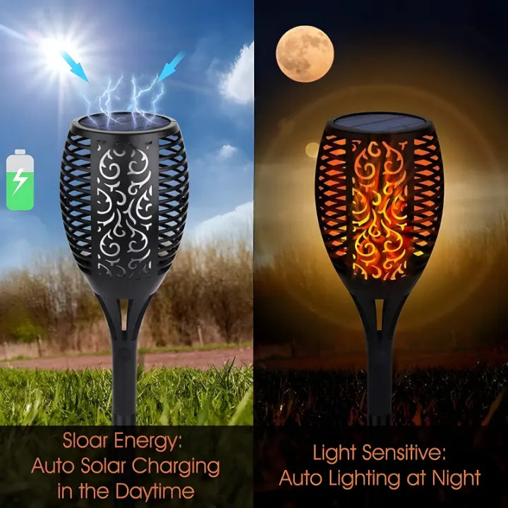 Outdoor Solar Flame Led Light Lamp XF-6017