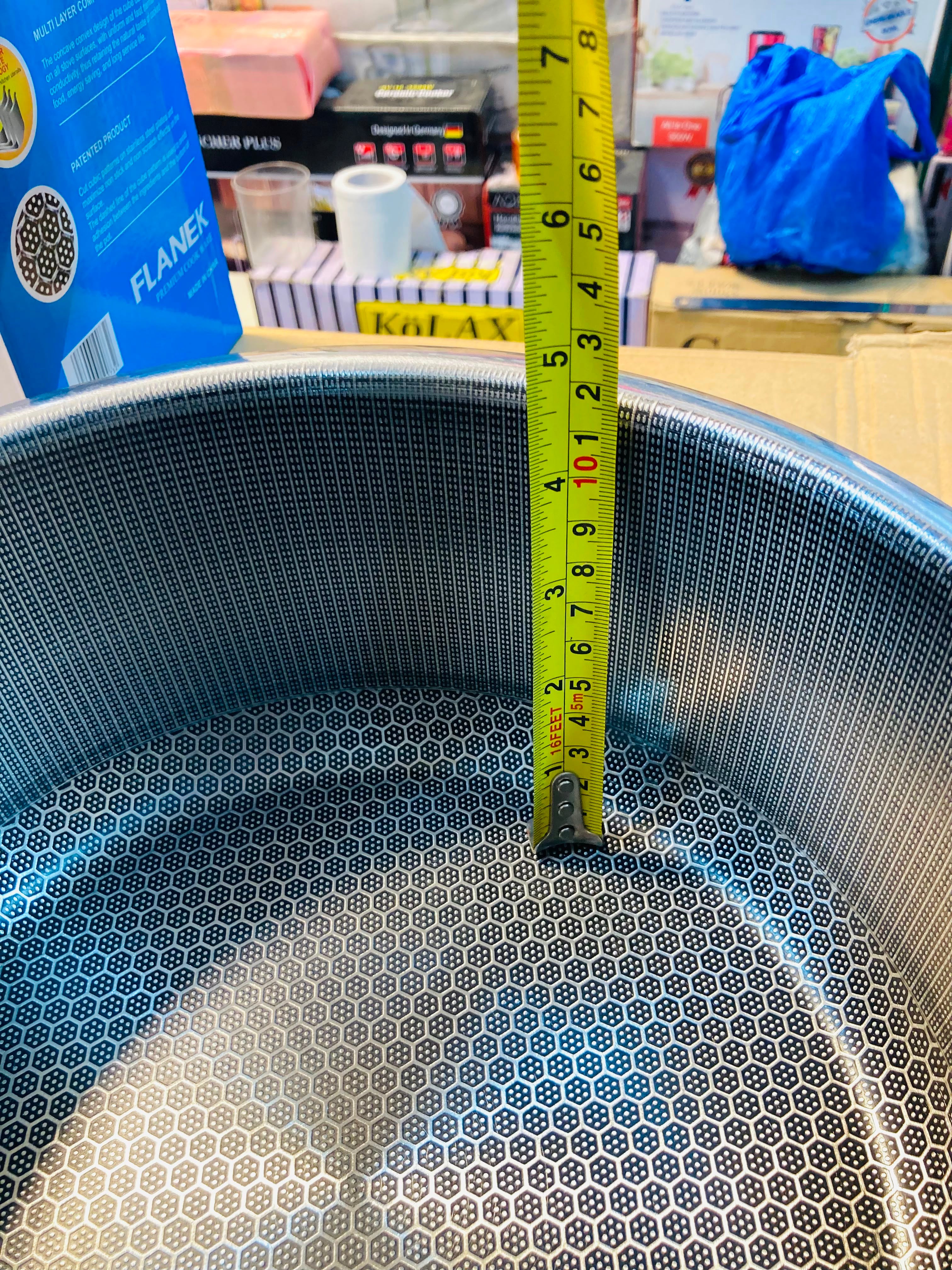 Flanek LaserCut Honeycomb Stainless Steel 24cm Non-Stick Cooking Pot