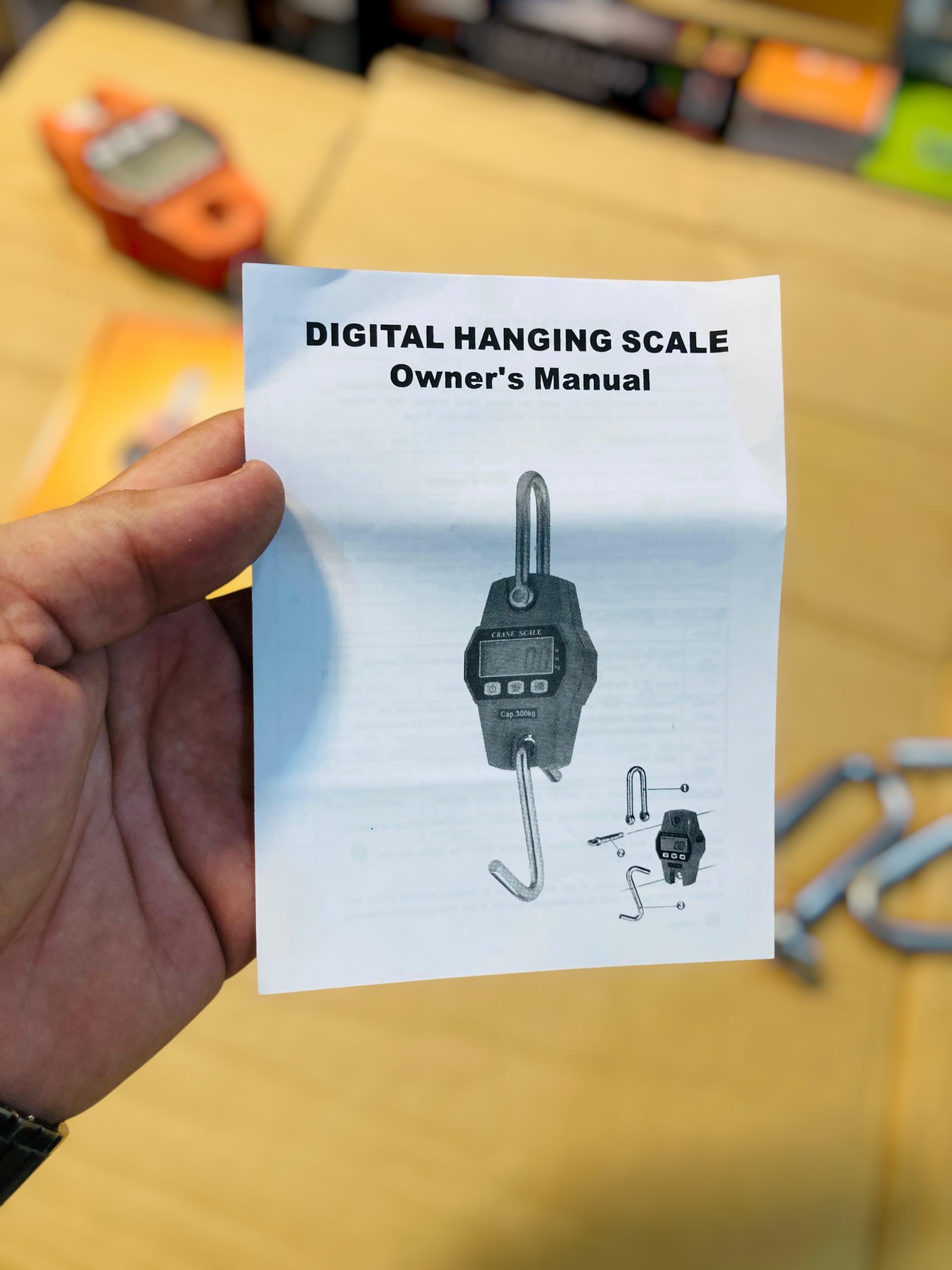 350kg Mini Digital Crane Scale OCS-L