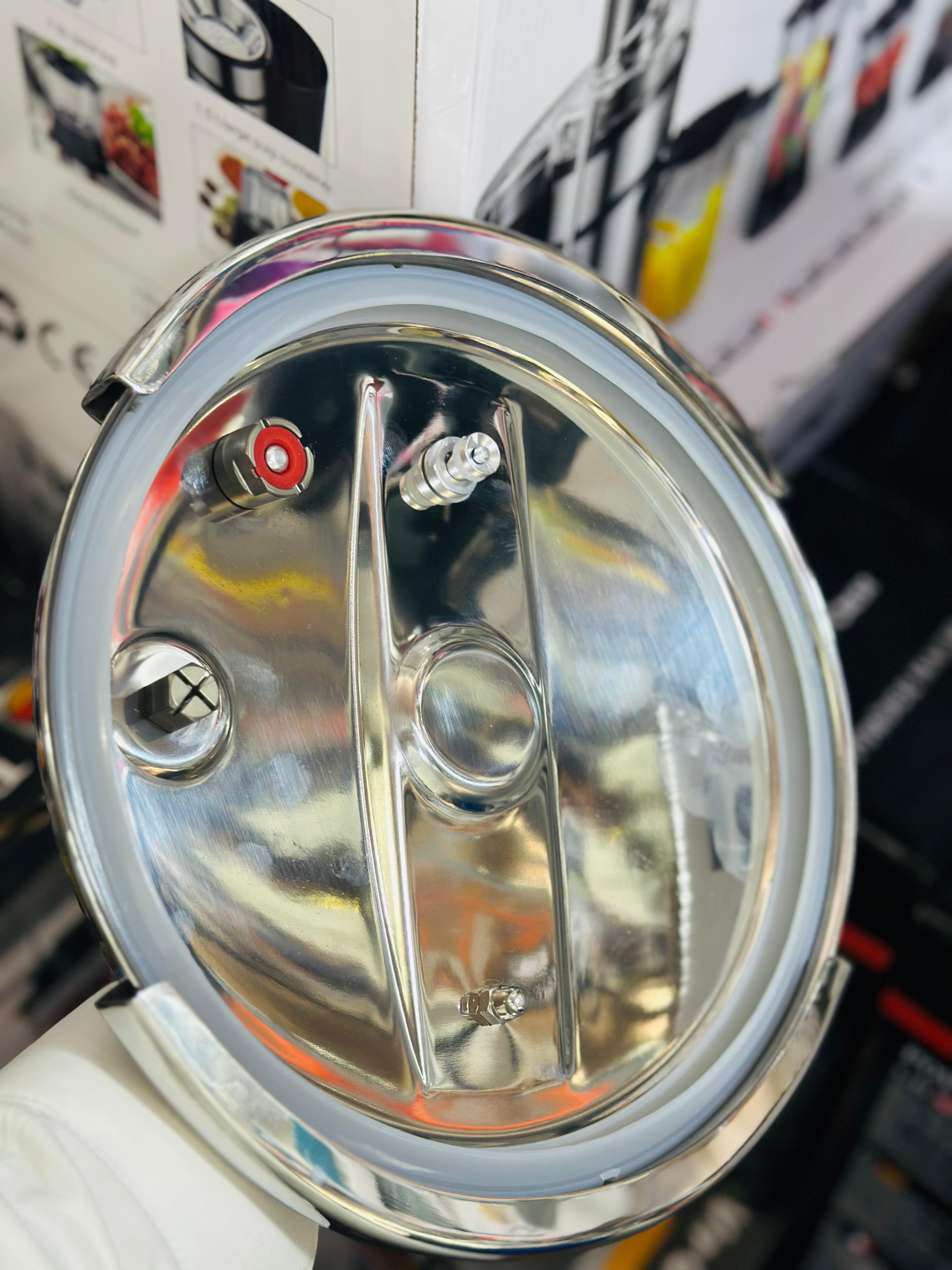 Lot Imported Stainless Steel Pressure Cooker 9L