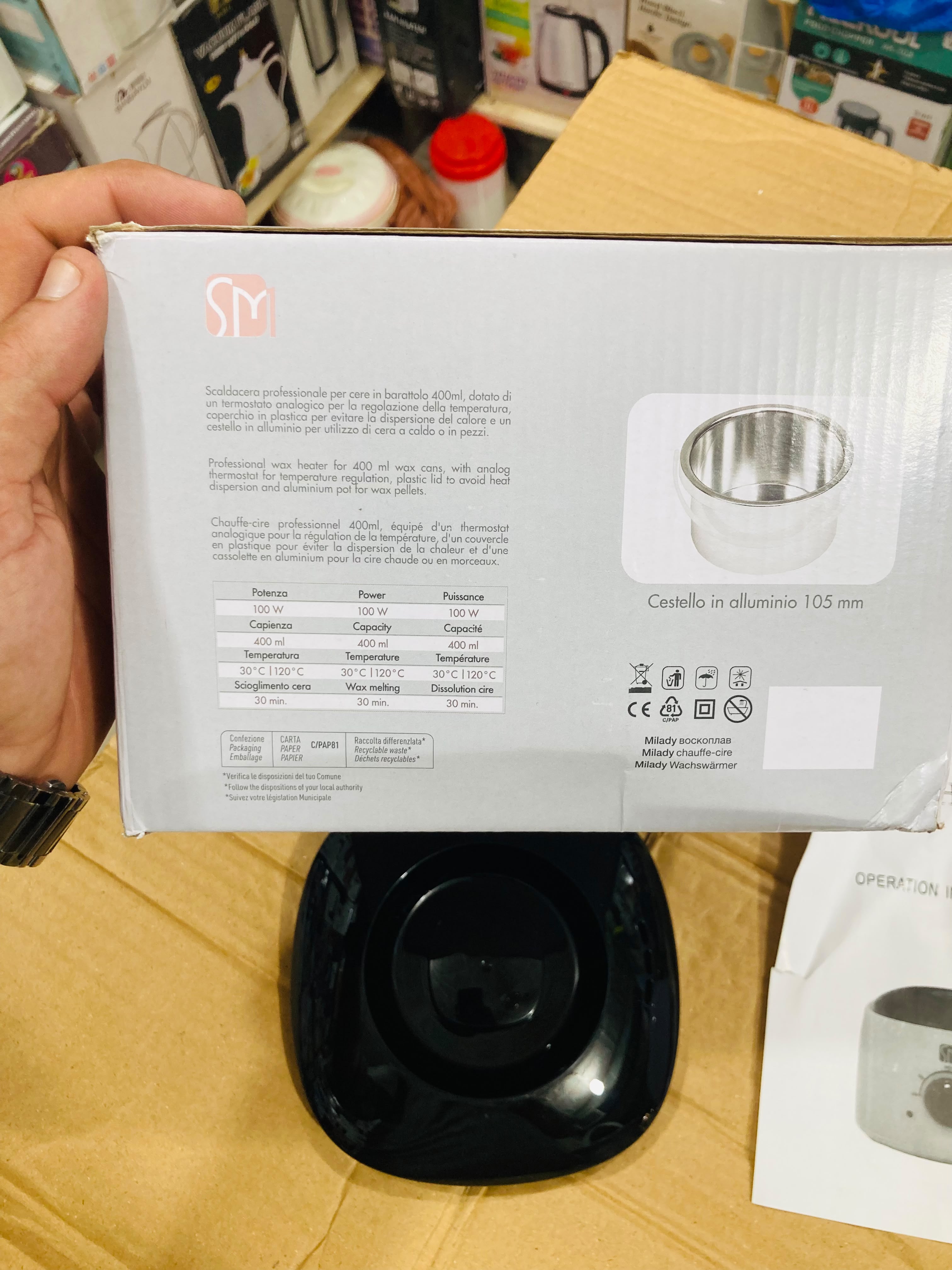SM 100W Melting Wax Pot Professional Wax Heater - Wax Machine SM-500E