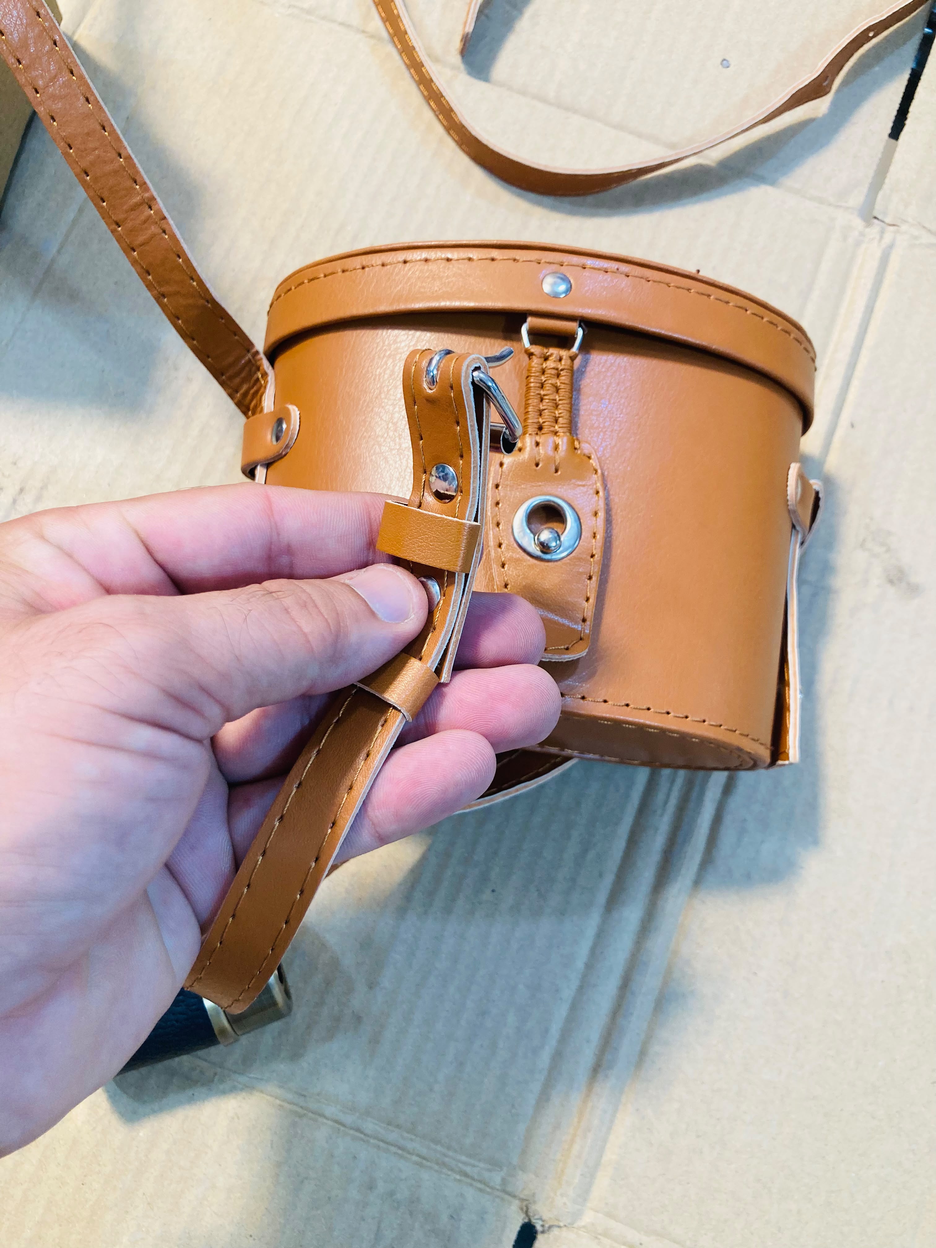Mauser Vintage Style 8x24 Binoculars with Leather Carrying Case and Strap