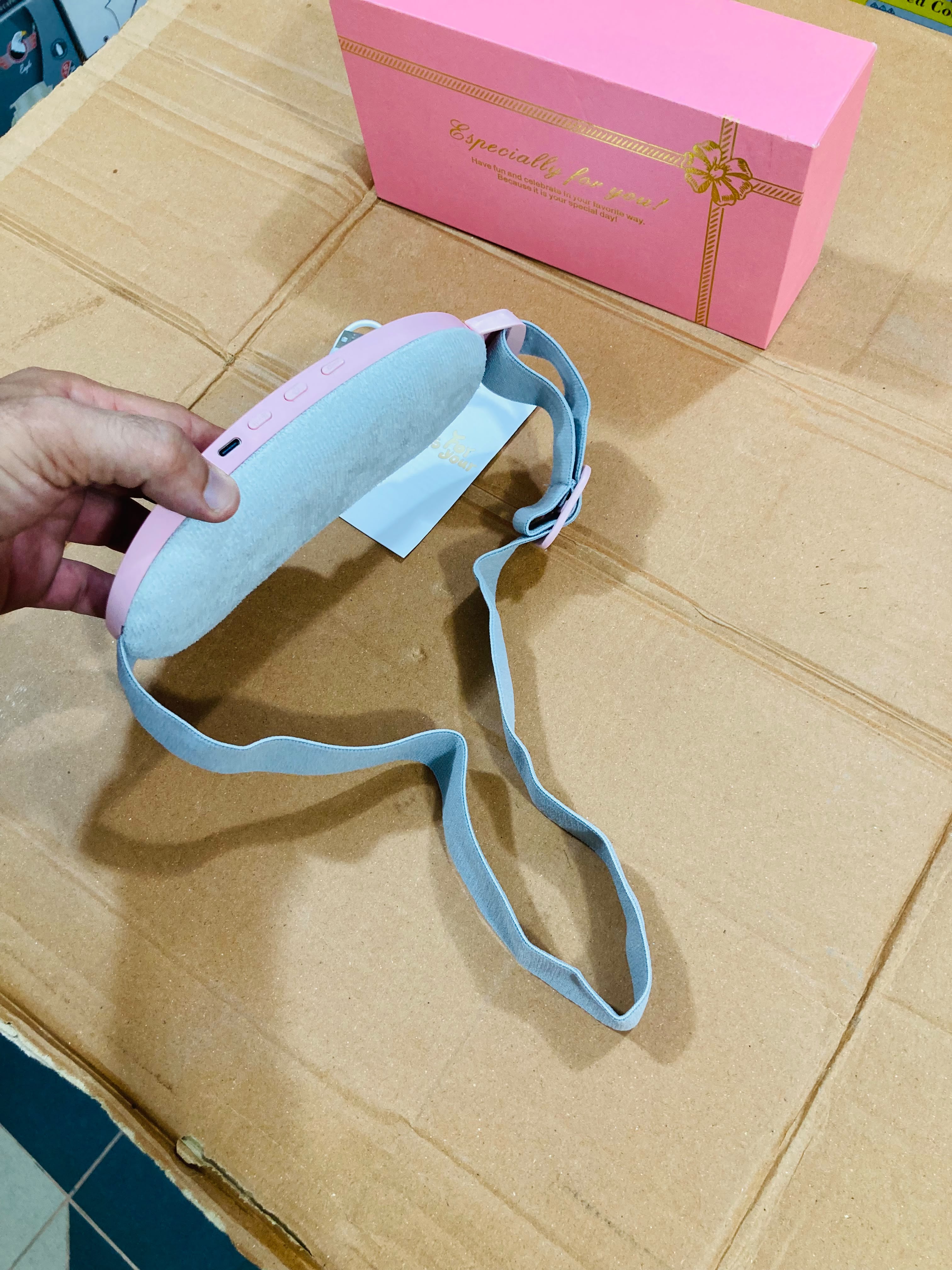 Portable Electric Menstrual Period Heating Pad Belt & Massager Set