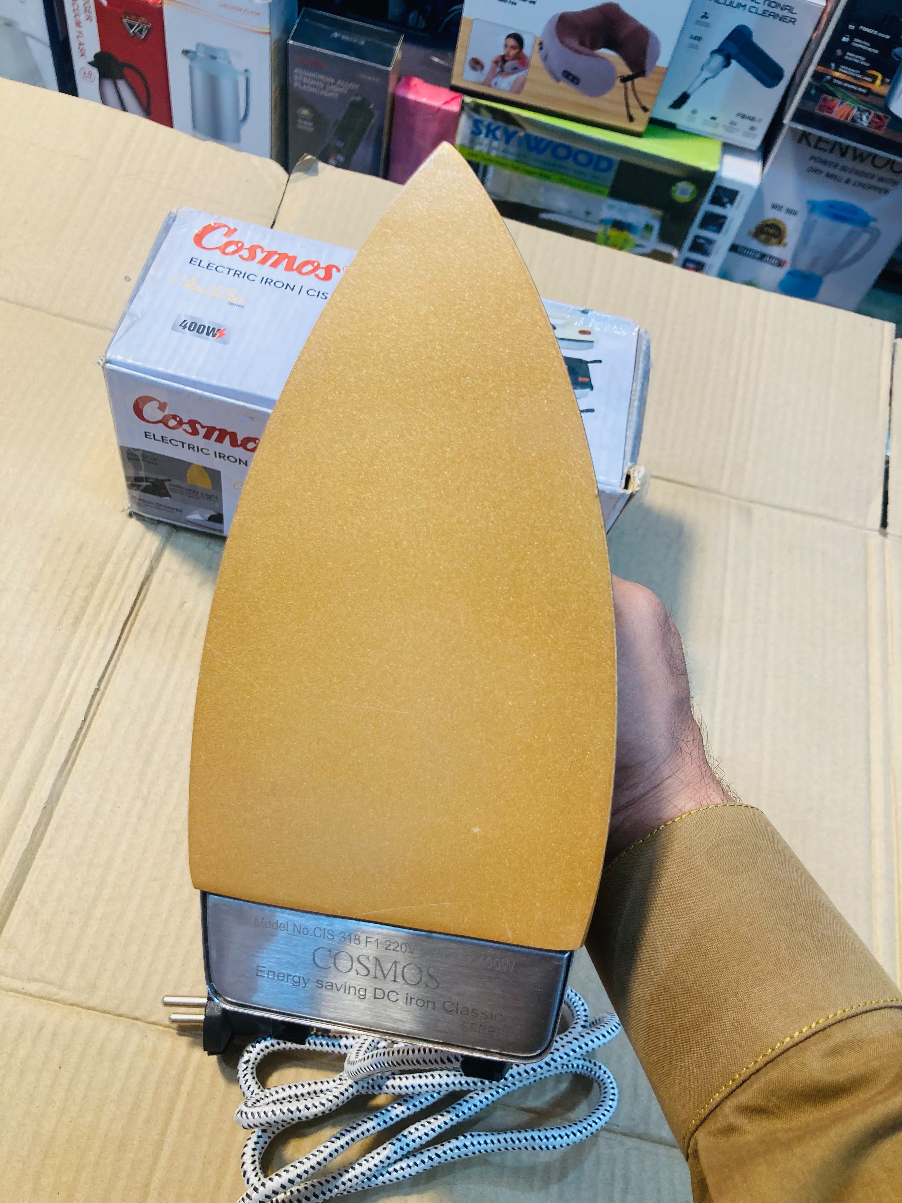 Cosmos Electric Dry Iron  with Non-Stick Soleplate and Temperature Control CIS-318 F1