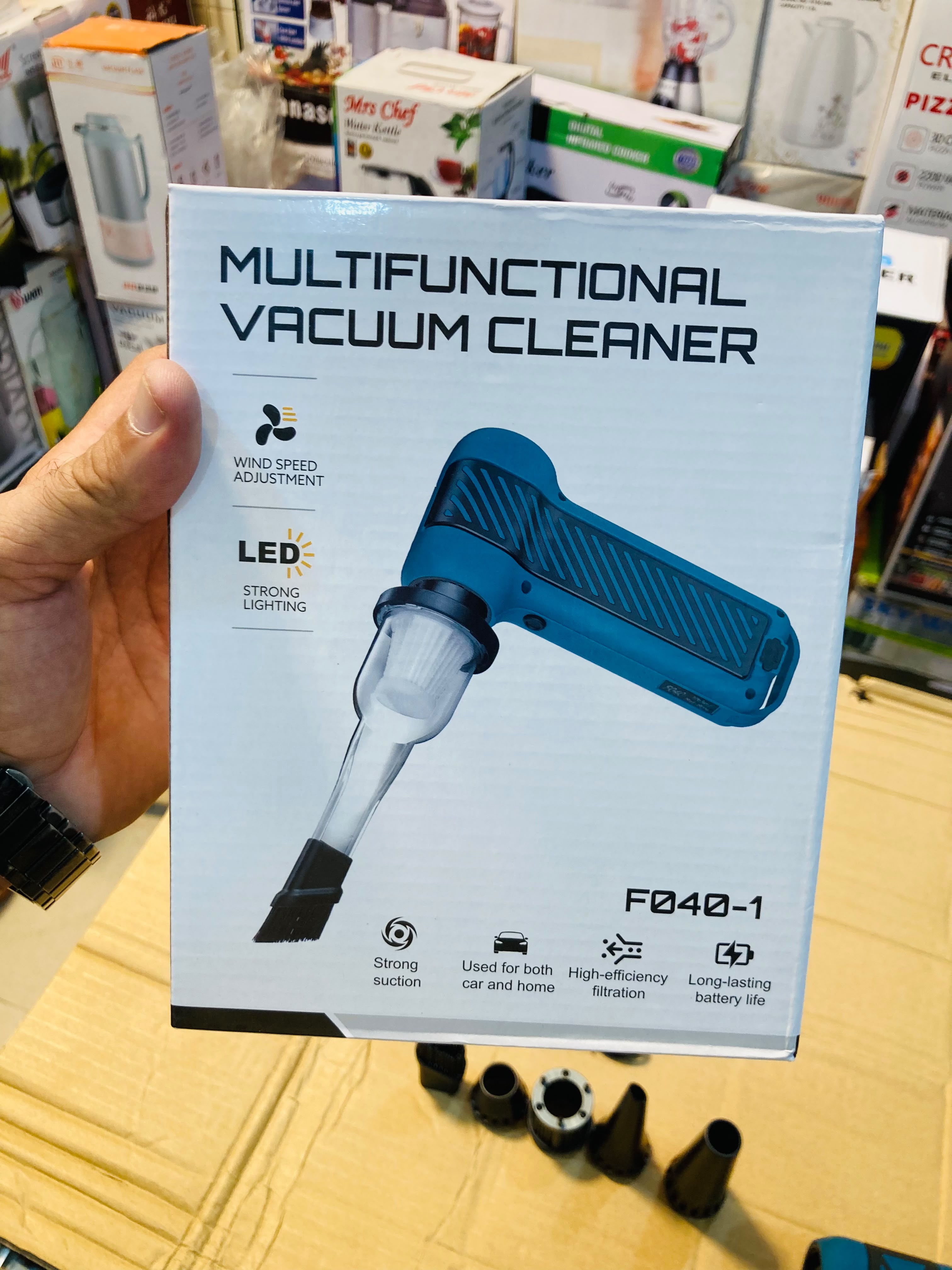 6 in 1 Multifunctional Cordless Vacuum Cleaner & Blower  F040-1